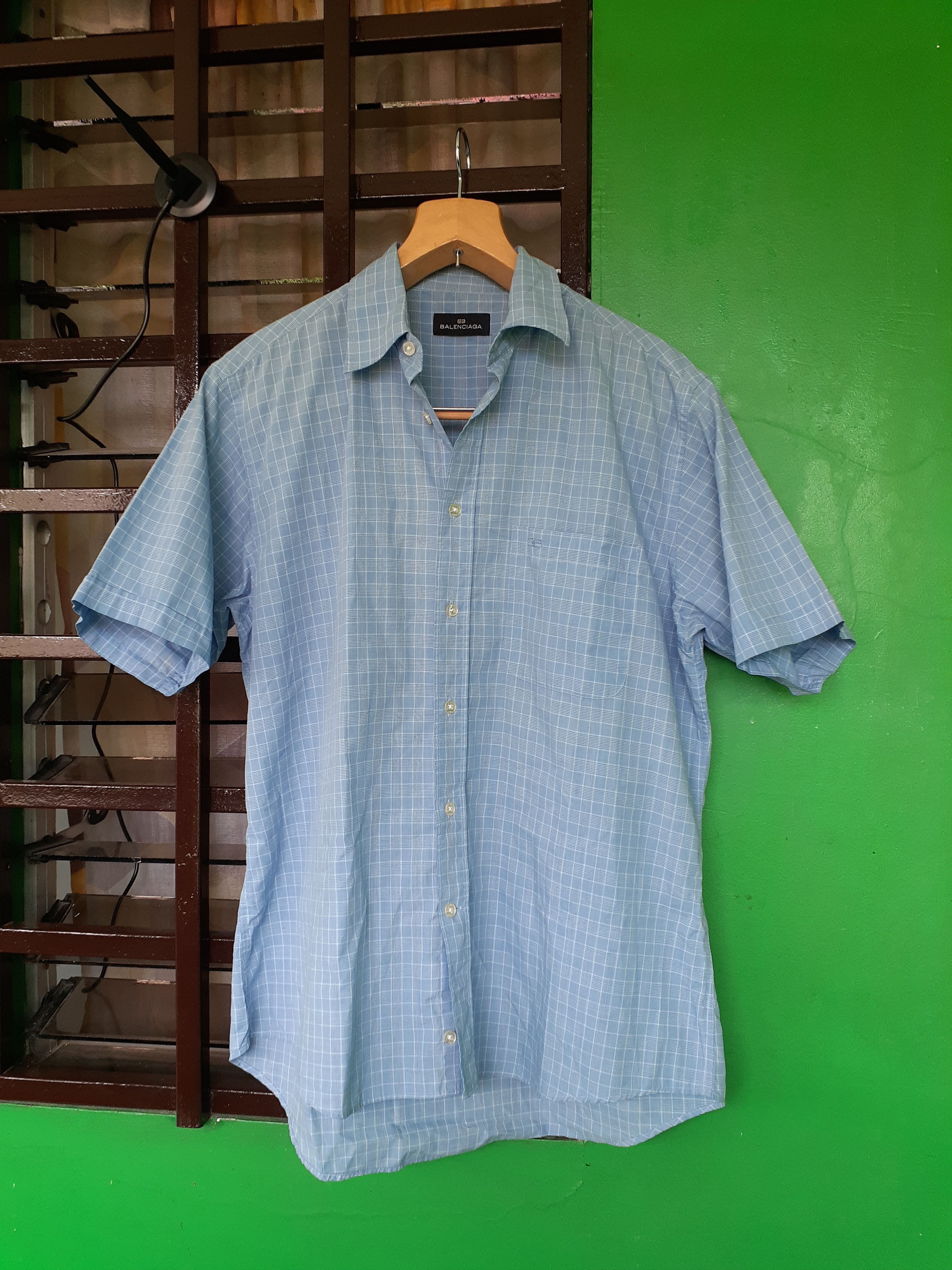 Balenciaga Vintage Balenciaga Polo Button Up Size US XXL / EU 58 / 5 - 1 Thumbnail