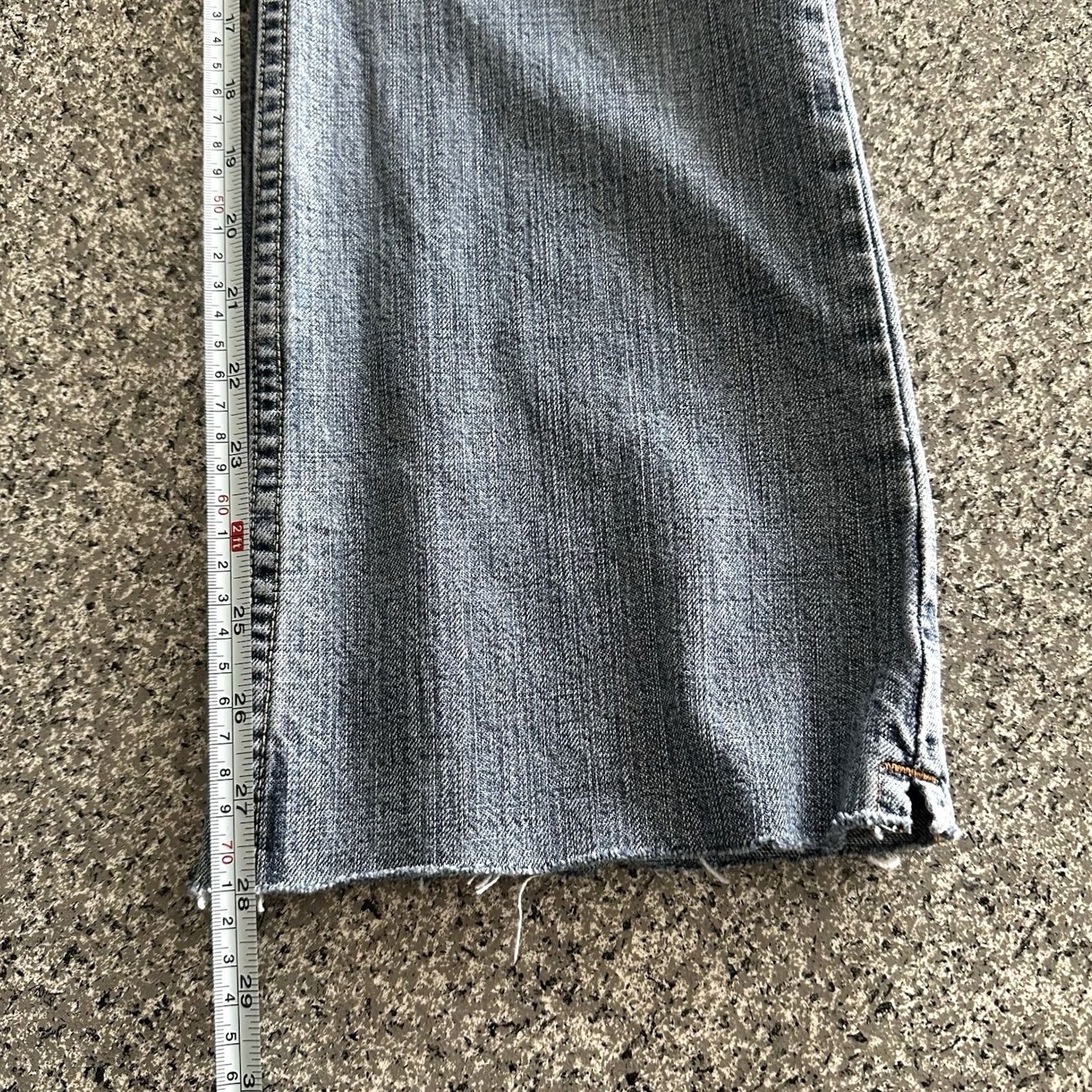 Lucky Brand Lucky Brand Jeans Women's 4 Short Low Rise Dungarees USA 31x28 Blue Denim 100% Cotton Bootcut 5-Pocket Womens XS-XL Size 30" / US 8 / IT 44 - 7 Thumbnail