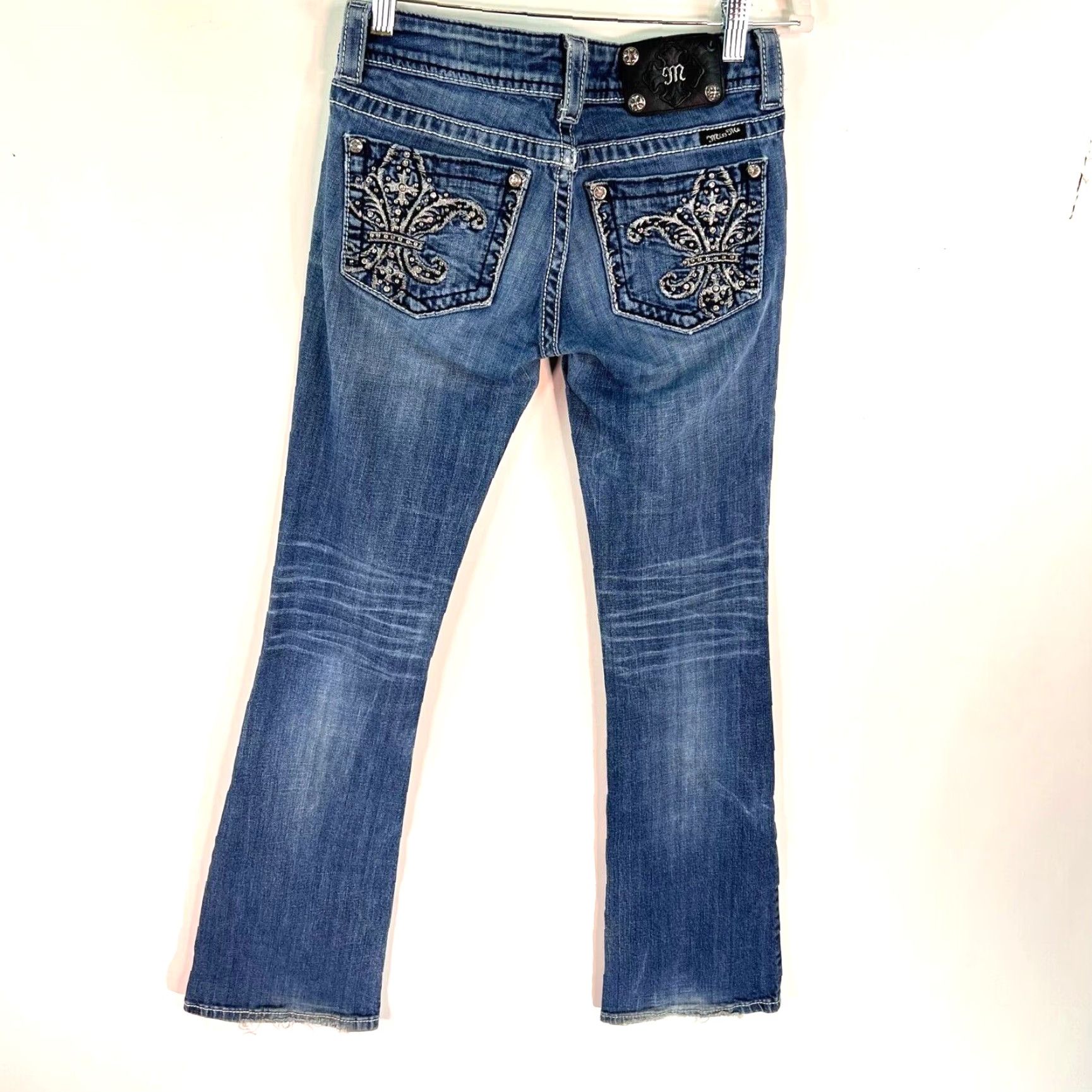 Miss Me VINTAGE Miss Me Jeans Womens Size 27 Blue Boot Cut Signature 30X32 Size 27" / US 4 / IT 40 - 2 Thumbnail