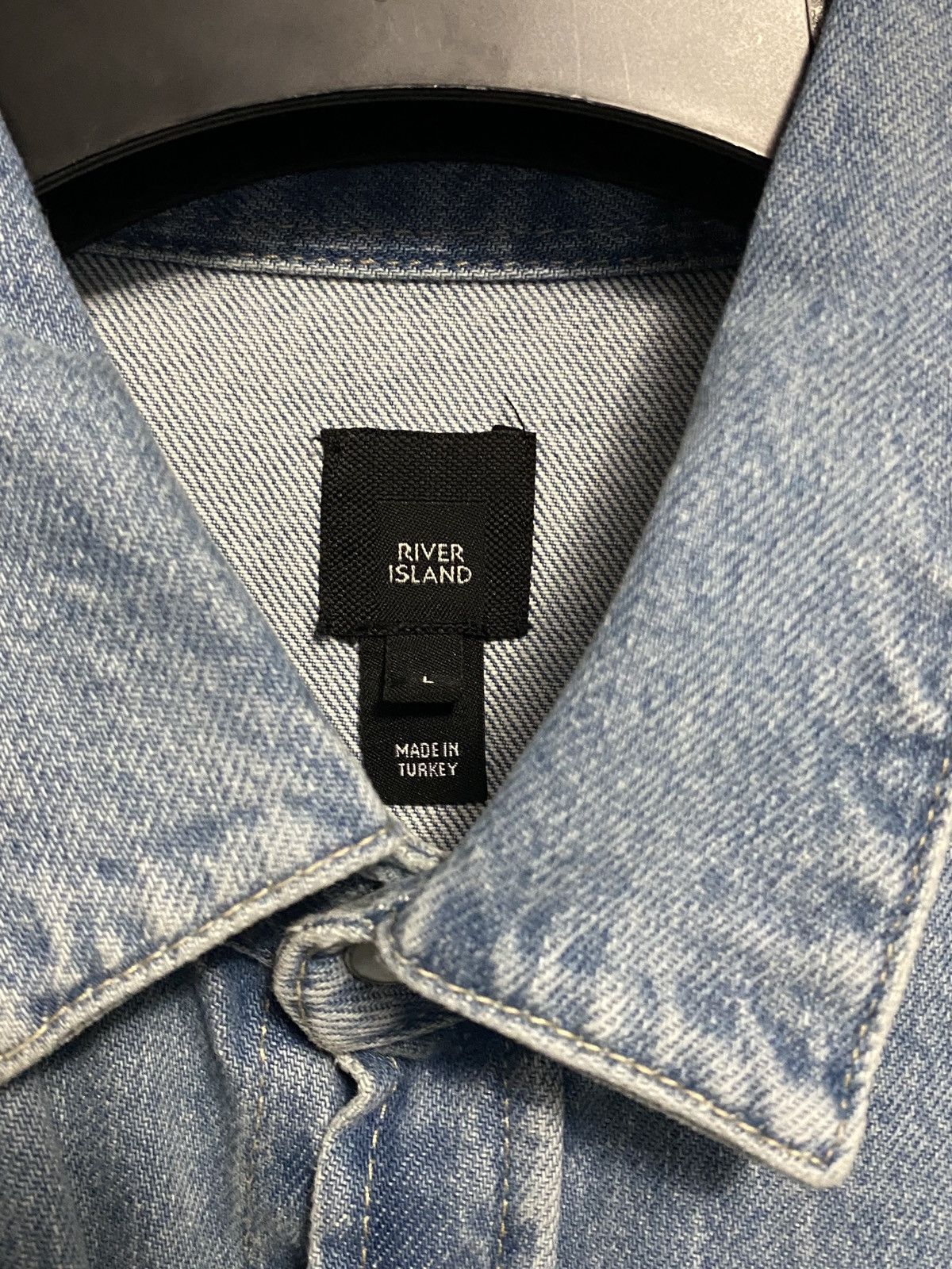 River Island Western Denim shirt Size US L / EU 52-54 / 3 - 9 Thumbnail