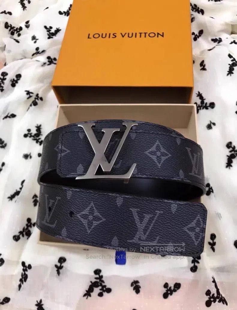 Louis Vuitton Louis Vuitton Black presbyopic belt Men's Classic Black Re Size ONE SIZE - 6 Thumbnail