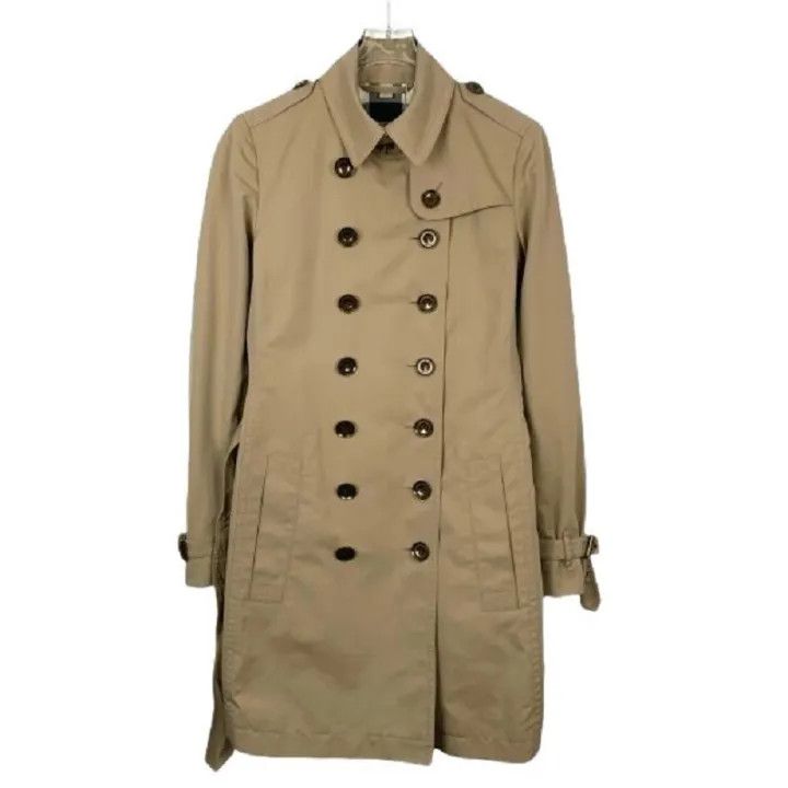 Burberry Burberry Double-Breasted Trench Coat in Khaki Size US S / EU 44-46 / 1 - 1 Thumbnail