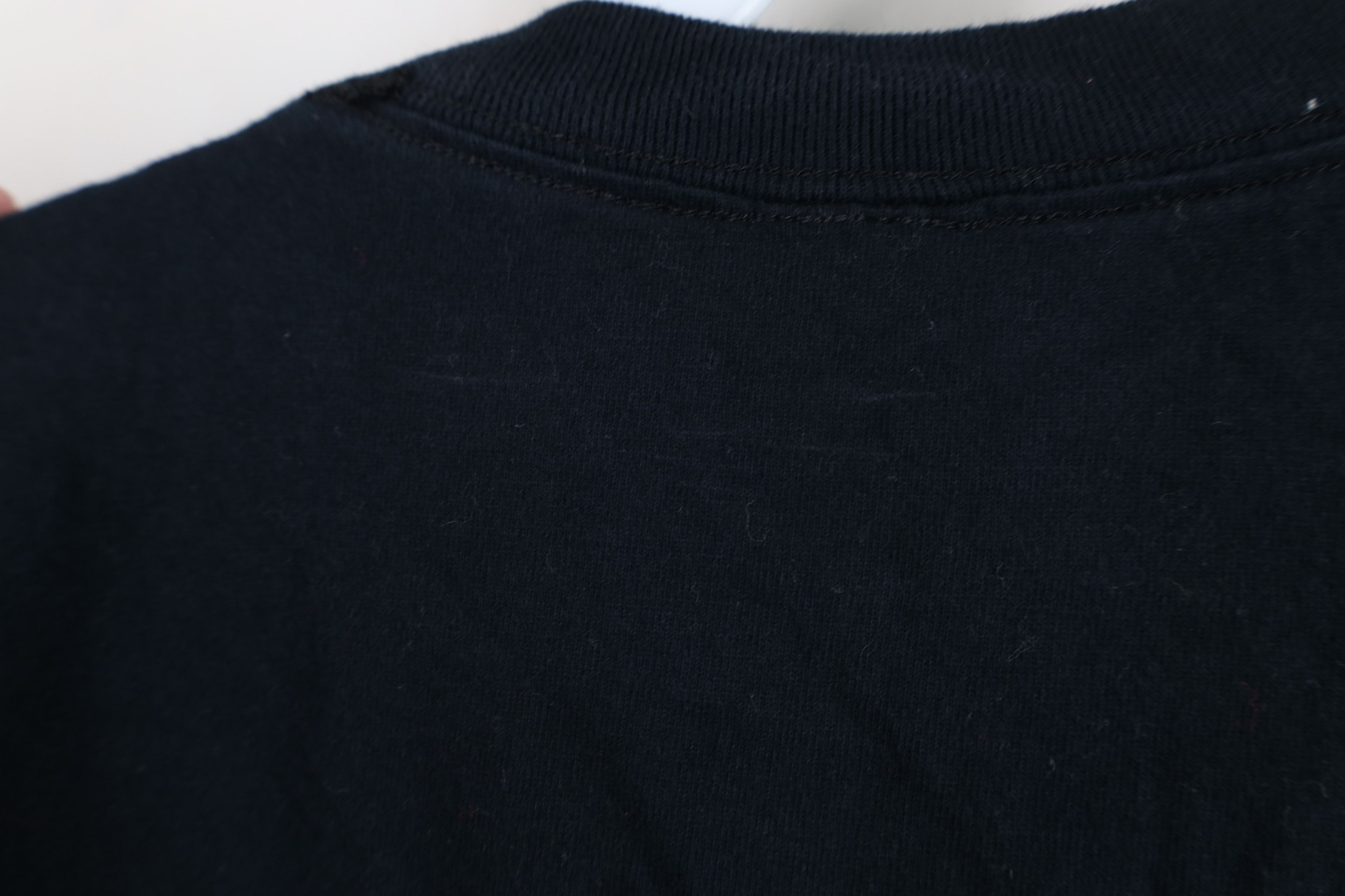 Vintage Vintage 90s Y2K Streetwear Blank Pocket T-Shirt Black Cotton Size US XL / EU 56 / 4 - 8 Thumbnail