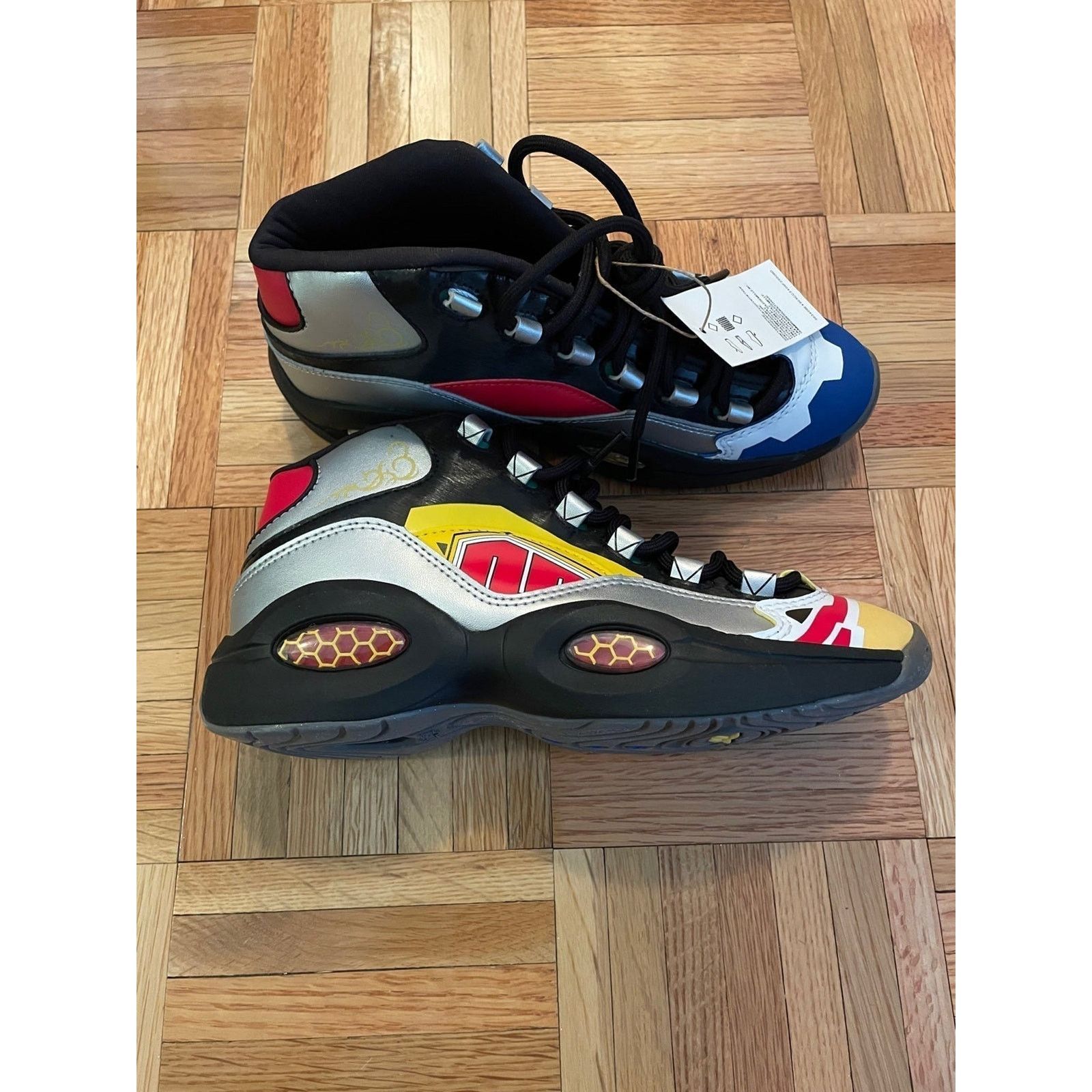 Reebok Reebok Question Mid X Power Rangers Megazord Sneakers- 6.5M Size US 6.5 / EU 39-40 - 3 Thumbnail