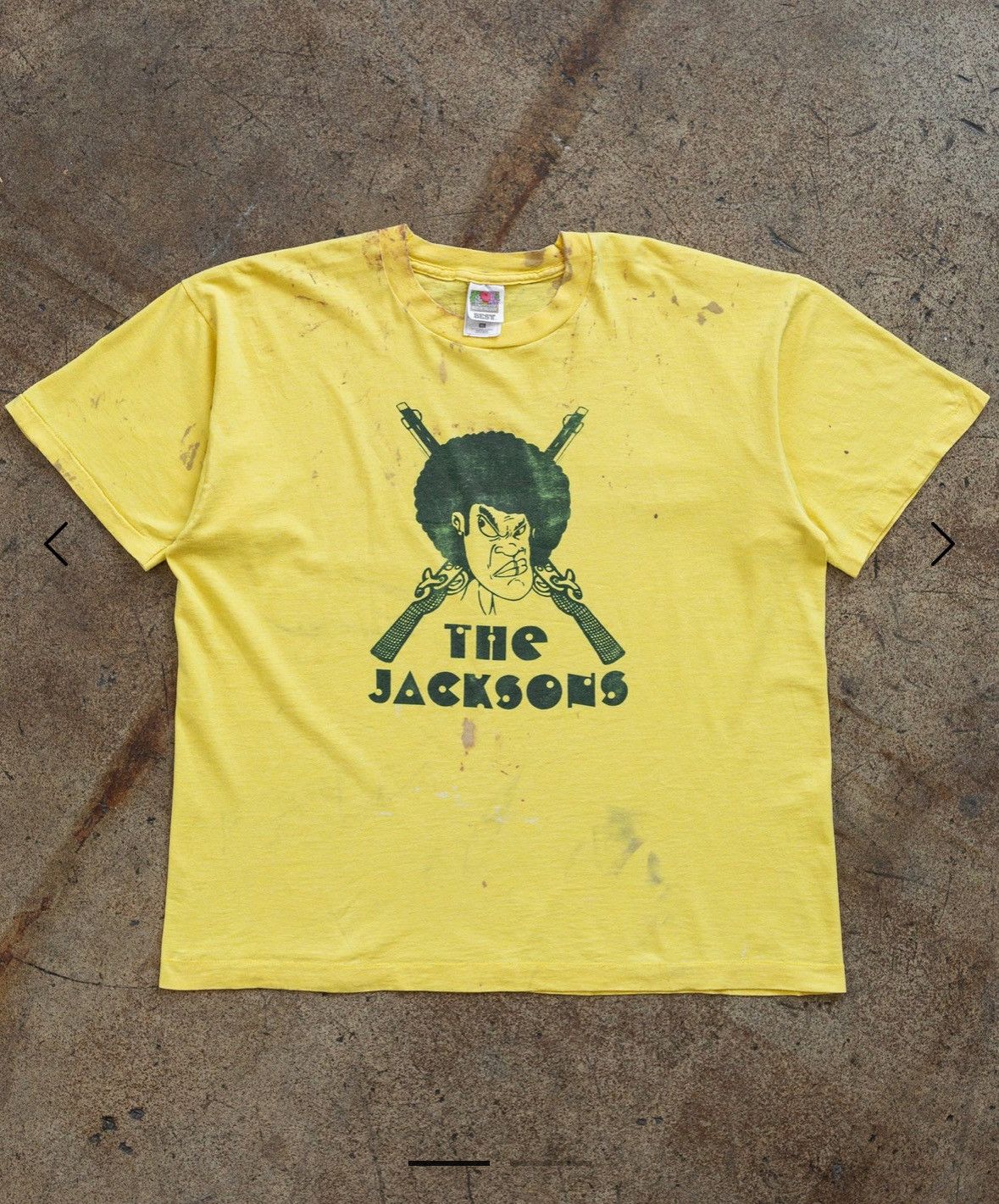 Unsound Rags × Vintage Vintage SINGLE STITCHED "THE JACKSONS" TEE - 1990S Size US L / EU 52-54 / 3 - 1 Thumbnail