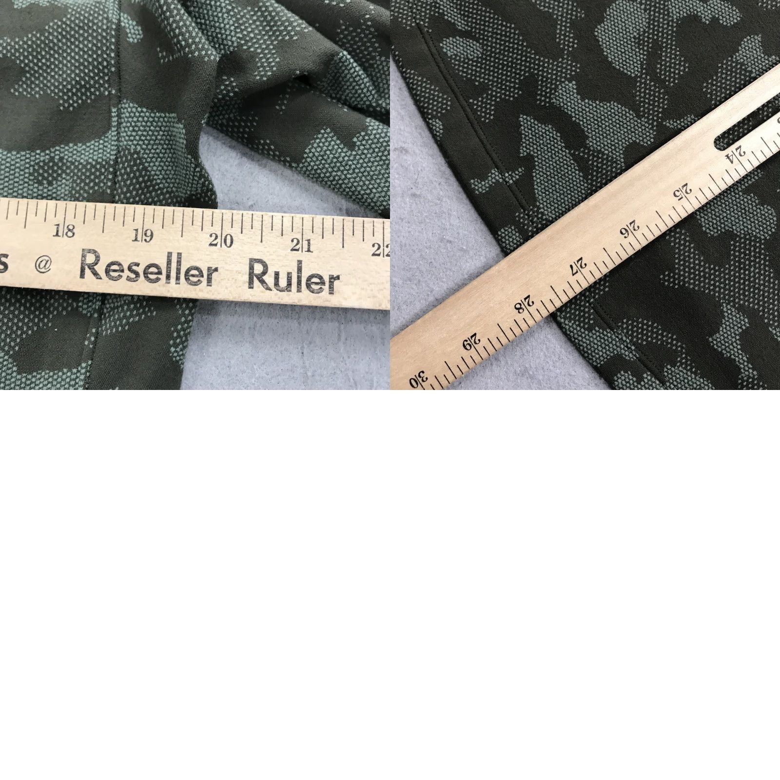 Lululemon Jacket Mens M Green Surge Warm Jacquard 1/4 Zip Camo Gym Shirt