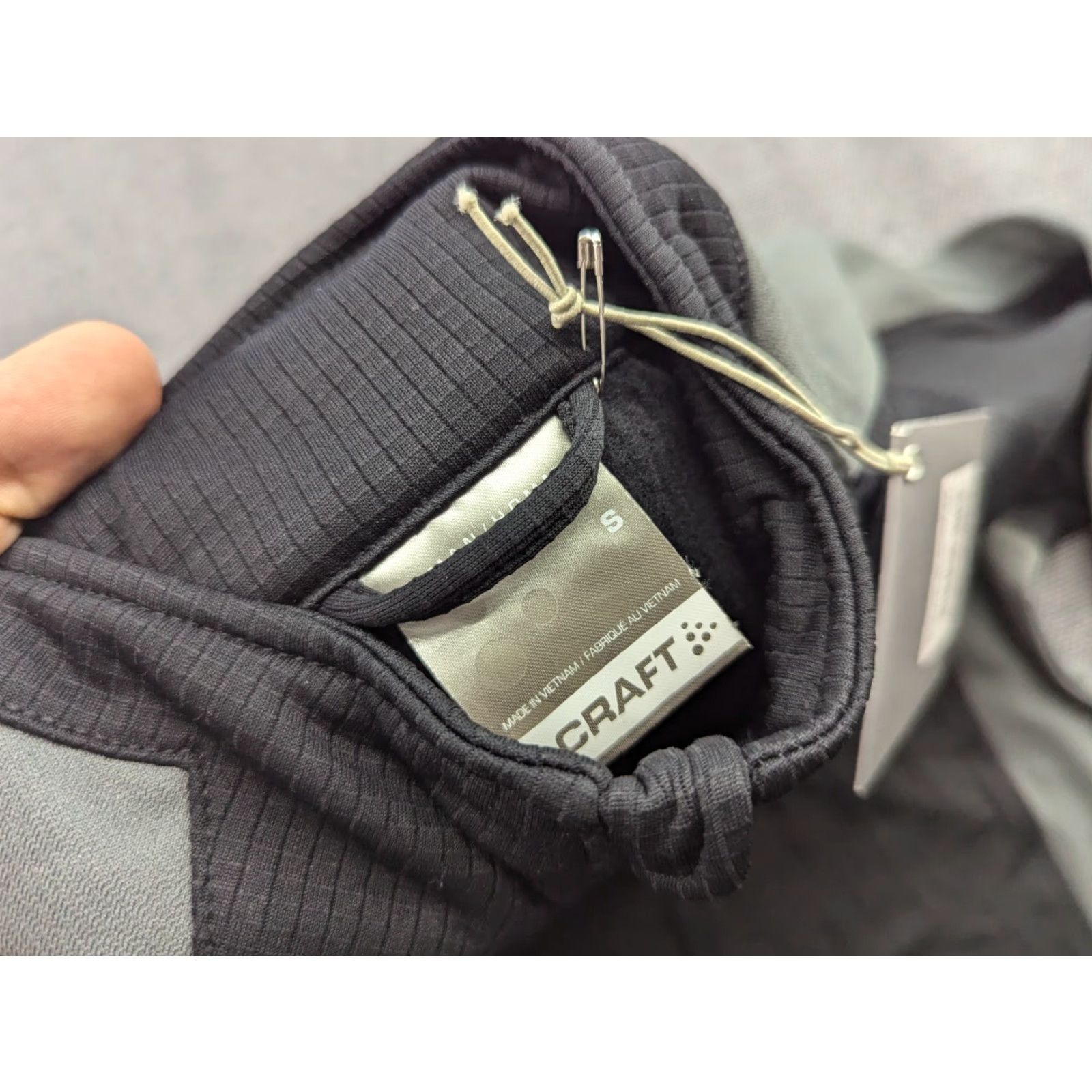 Layer 8 CRAFT Mens Ski Top Sparebank 1/4 Zip Gray Fleece Mid Layer Jacket Small Size US S / EU 44-46 / 1 - 5 Thumbnail