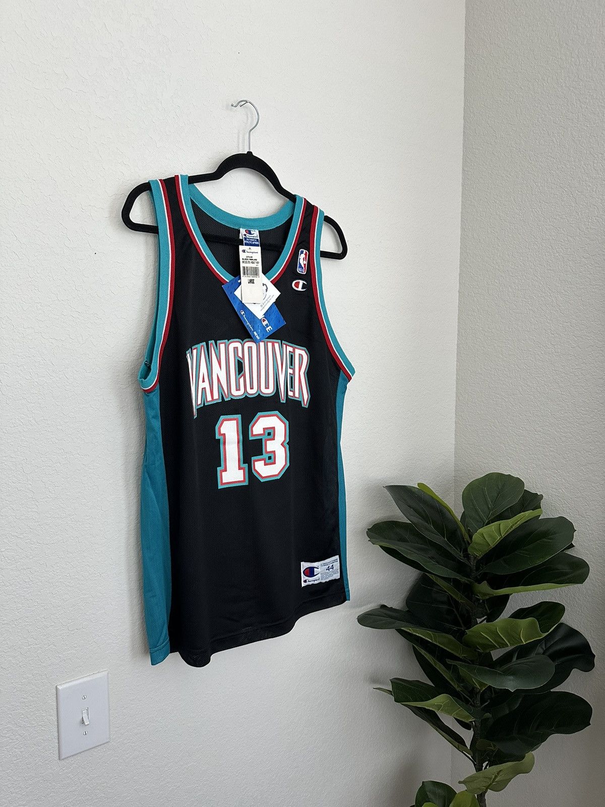 Vintage Vancouver Grizzlies outlet Champion Jersey L