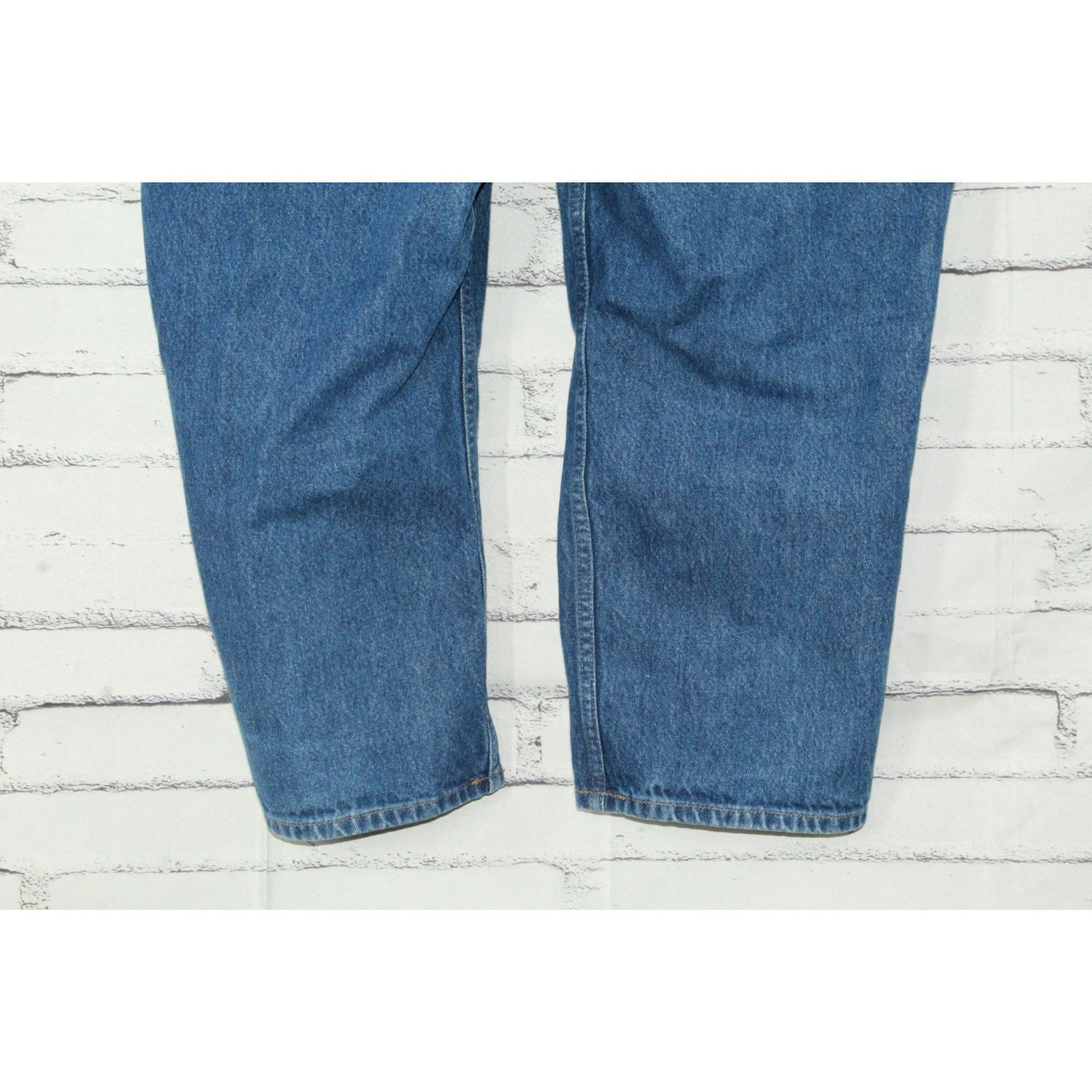 L.L. Bean LL Bean Jeans Relaxed Fit Straight Leg Dark Wash 46x28 Size US 44 / EU 60 - 6 Thumbnail