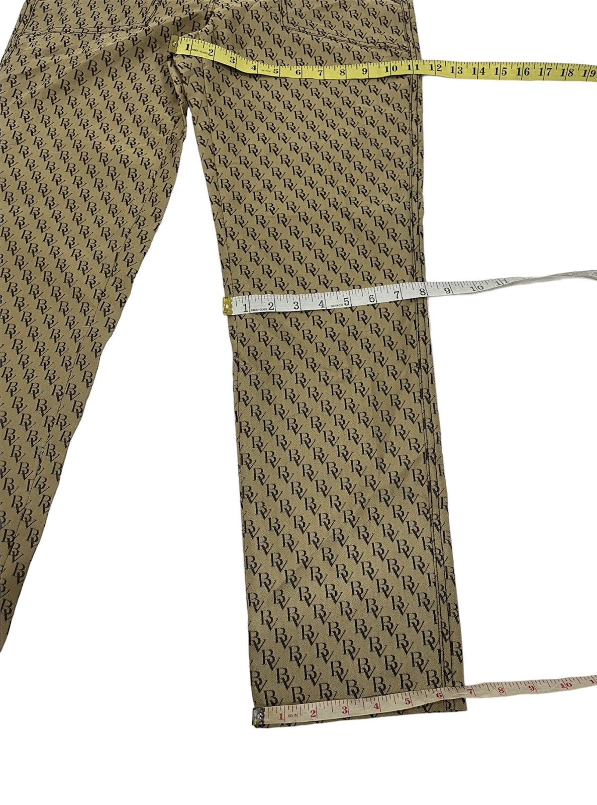 Bottega Veneta Bottega Veneta Logo Monogram Trousers Size 29" - 16 Thumbnail