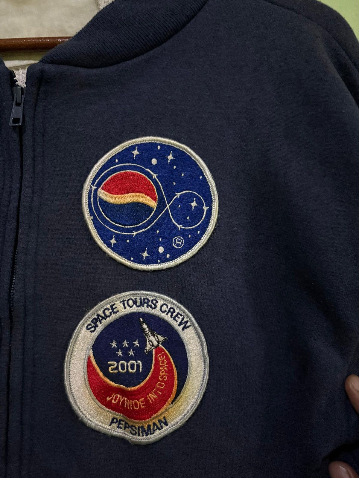 Pepsi VTG 2001 Pepsiman Space Tour Thermal Sweater Jacket Size US M / EU 48-50 / 2 - 13 Thumbnail