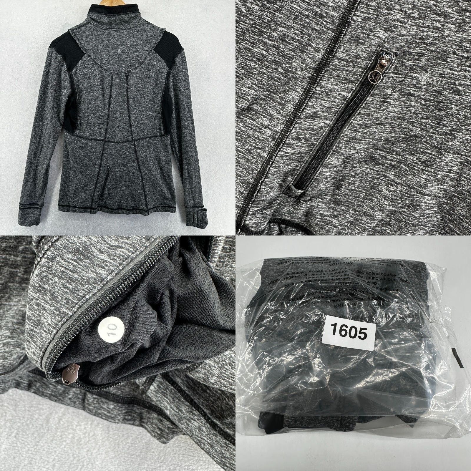 Lululemon Lululemon Sweatshirt Pullover Women's 10 Black Raglan Zip Pockets Breathable Moisture Wicking 1/4 Zip Athletic Outdoor Activewear Casual Size L / US 10 / IT 46 - 8 Thumbnail