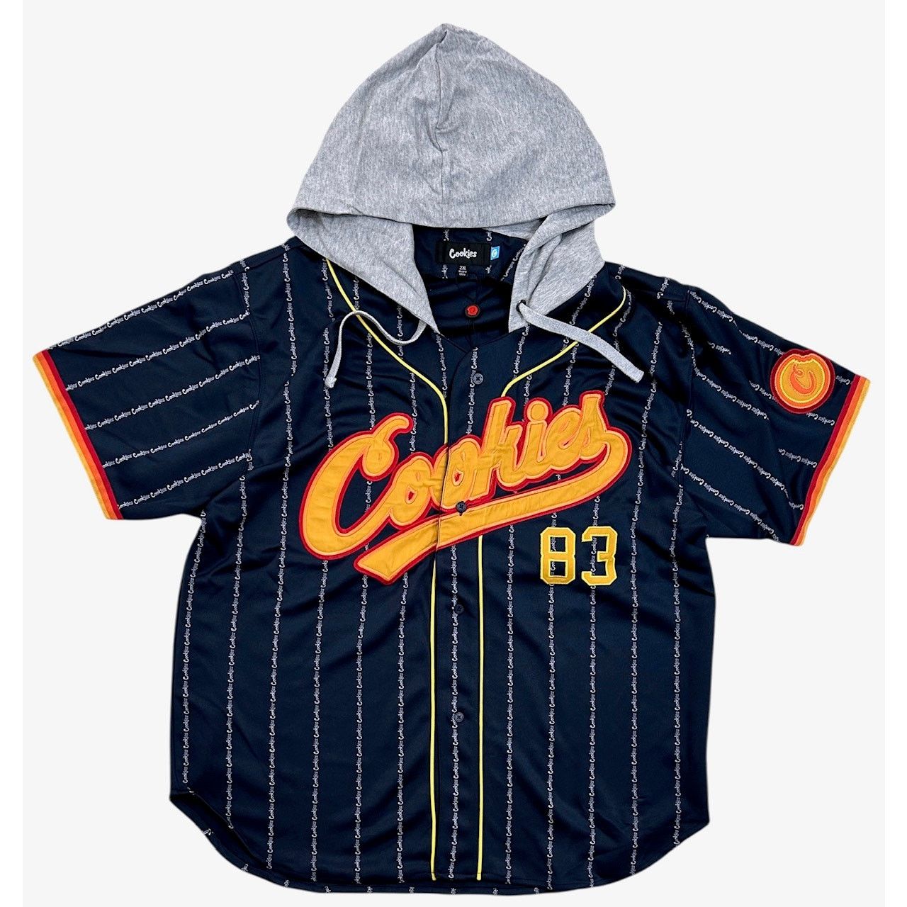 Cookies Cookies SF Clothing Embroidered Hooded Baseball Jersey Shirt Size US XXL / EU 58 / 5 - 1 Thumbnail