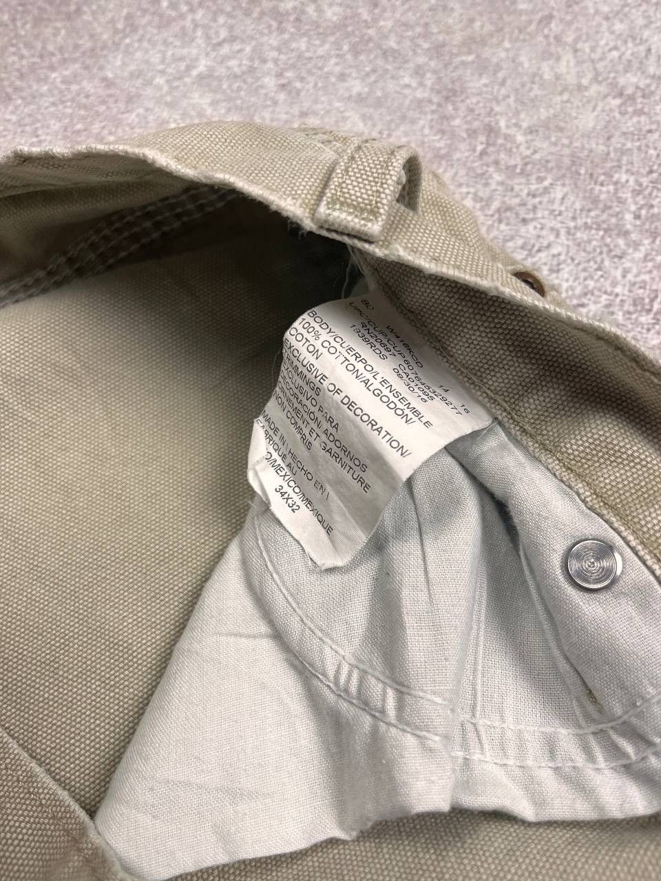 Dickies × Vintage Vintage Dickies Cargo Workwear Baggy Pants 34x32 Size US 34 / EU 50 - 6 Thumbnail