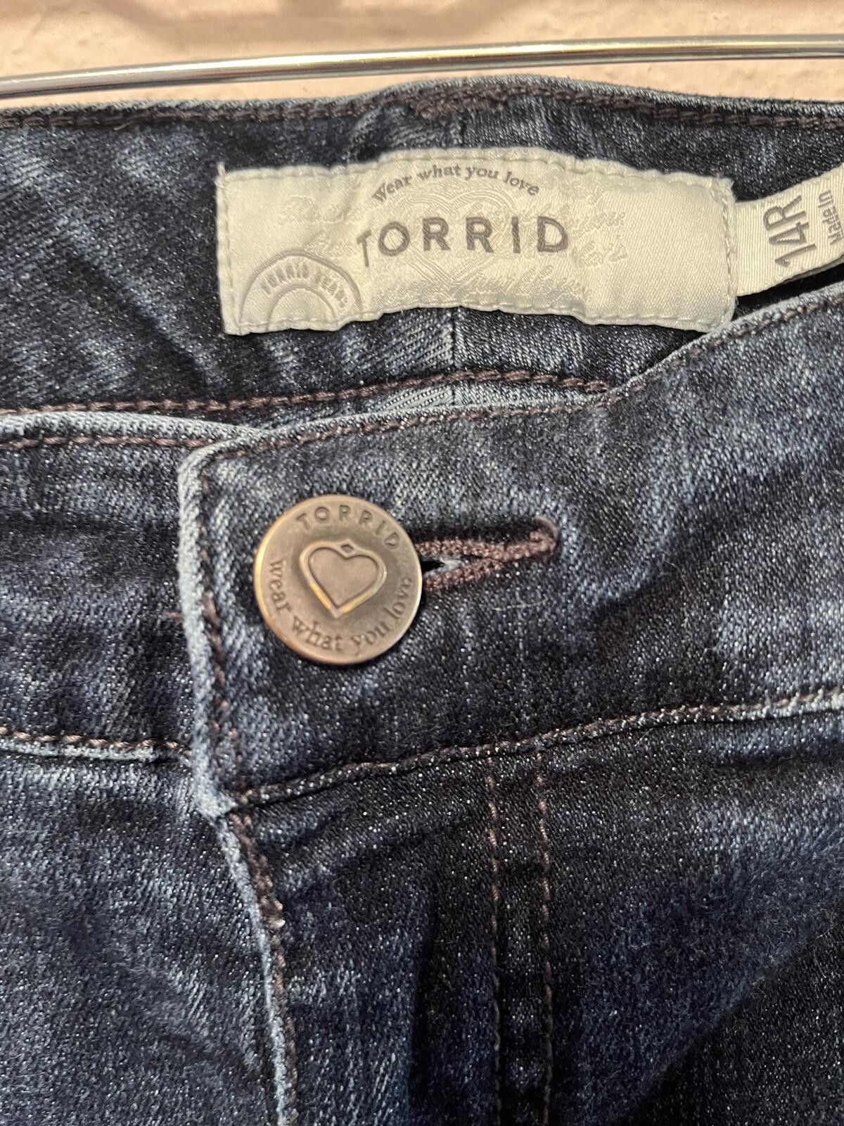 Other Torrid Dark Wash Jeans Women’s Plus Size Stretch Denim Size 36" / US 14 / IT 50 - 6 Thumbnail