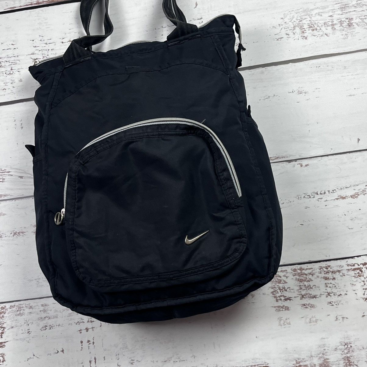 Nike × Vintage Nike Vintage Handbag Y2K Drill Gorpcore Streetwear Size ONE SIZE - 2 Thumbnail