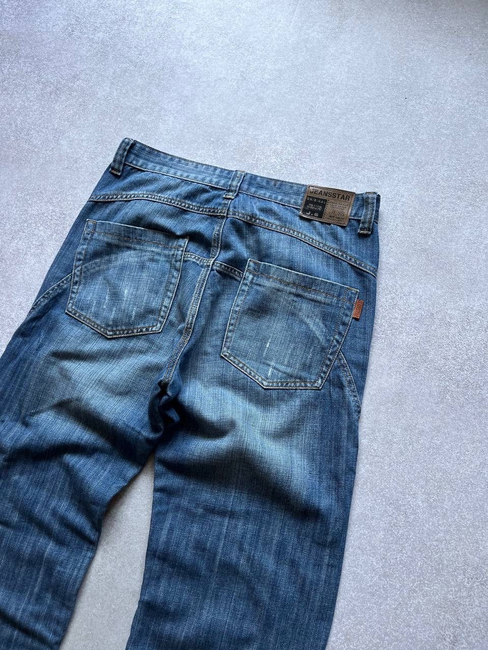 Japanese Brand Vintage Abstract Tribal Baggy Jeans Y2K 34x32 Size US 34 / EU 50 - 5 Thumbnail
