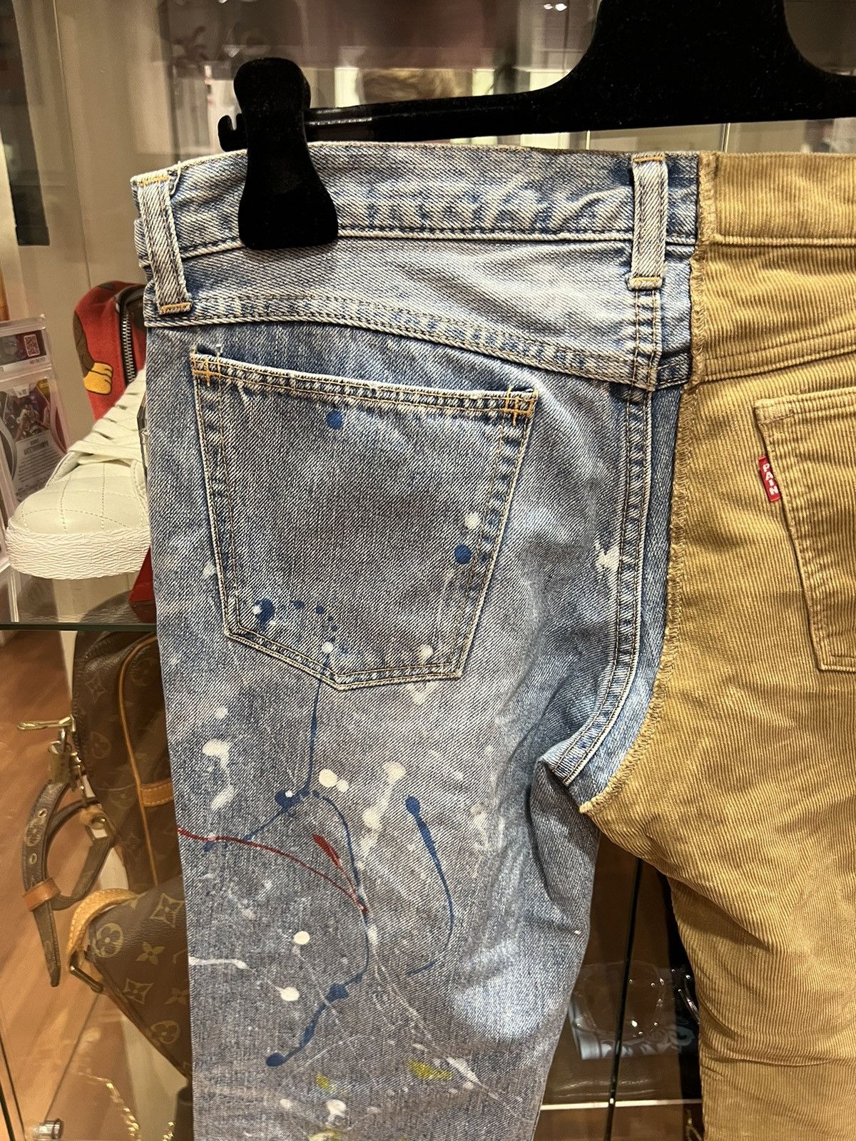 Number (N)ine Number (n)ine hybrid paint splatter denim corduroy pants Size US 30 / EU 46 - 5 Thumbnail