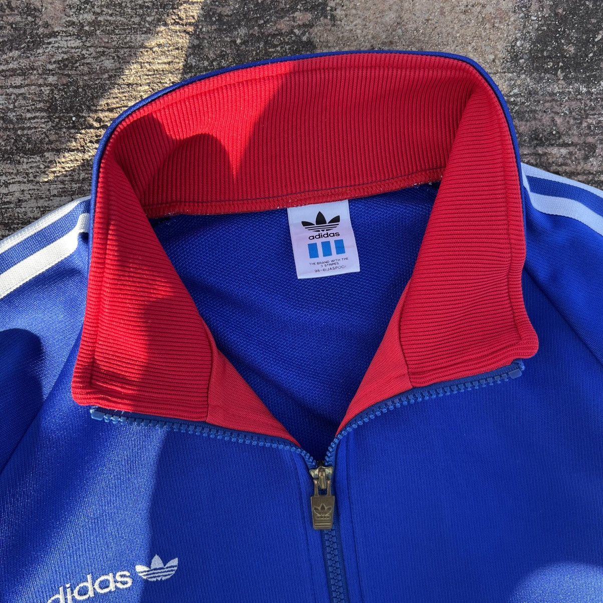 Adidas × Vintage Vintage Adidas Tracktop France 🇫🇷 templet jacket Size US L / EU 52-54 / 3 - 11 Thumbnail