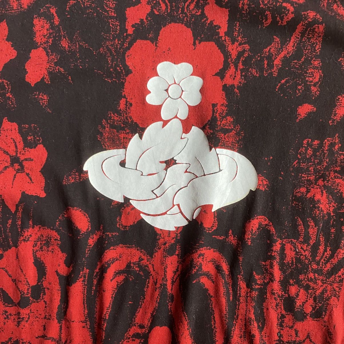 Vivienne Westwood Fall 2010 Red Rose Orb T shirt Size US XL / EU 56 / 4 - 4 Thumbnail