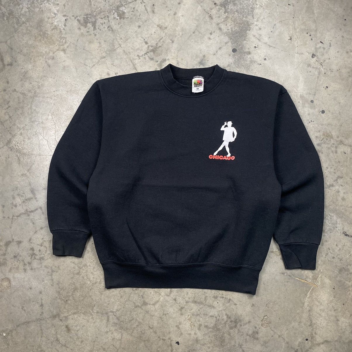 Fruit Of The Loom × Vintage y2k Chicago Musical Heavyweight Boxy Crewneck Size US L / EU 52-54 / 3 - 1 Thumbnail