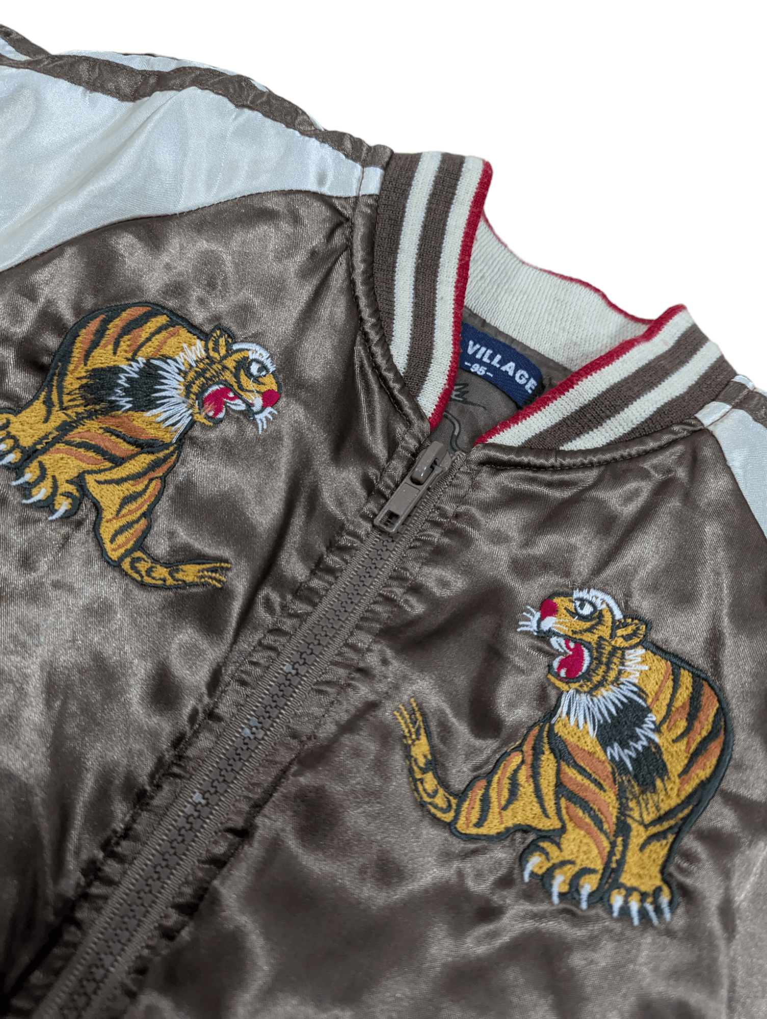 Japanese Brand SUKAJAN JACKET EMBROIDERY TIGER Size US XXS / EU 40 - 5 Thumbnail