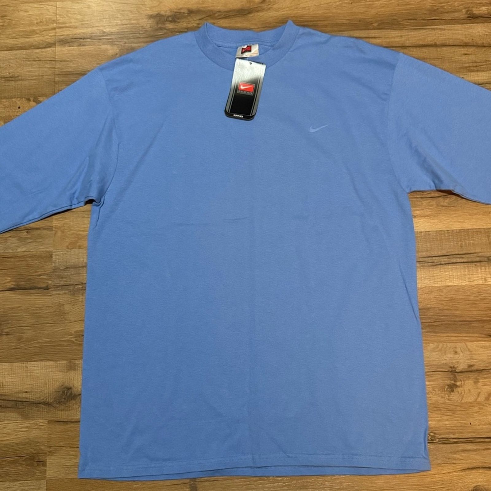 Nike 2003 Nike Solo Swoosh Team Long Sleeve Size US L / EU 52-54 / 3 - 2 Thumbnail