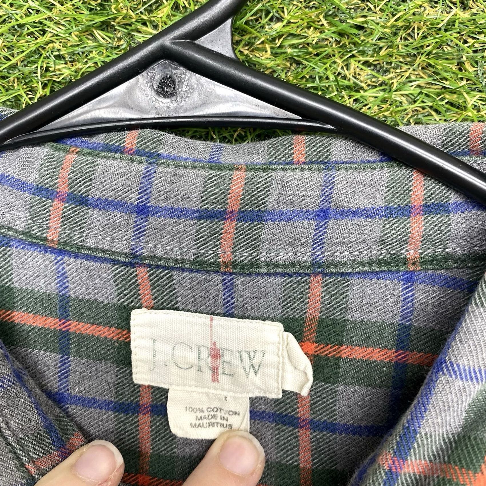 J.Crew J. Crew Oarsman Flannel Shirt Mens XL Blue Vintage Plaid Long Sleeve Workwear Size US XL / EU 56 / 4 - 6 Thumbnail