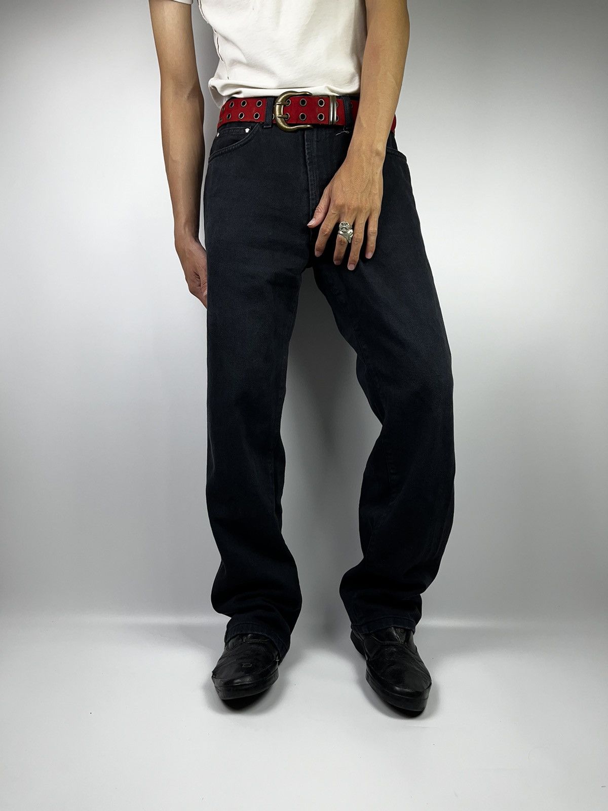 Versace Jeans Couture versace black jeans pant Size US 28 / EU 44 - 10 Thumbnail