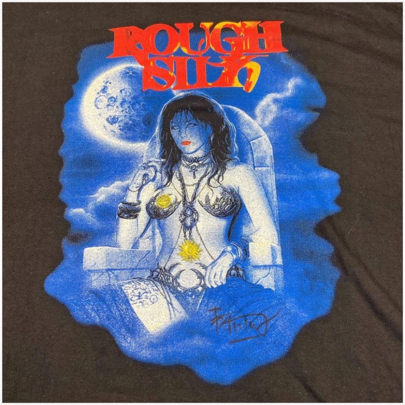 Vintage Vintage Rough Silk Tour T-Shirt Size US XL / EU 56 / 4 - 3 Thumbnail