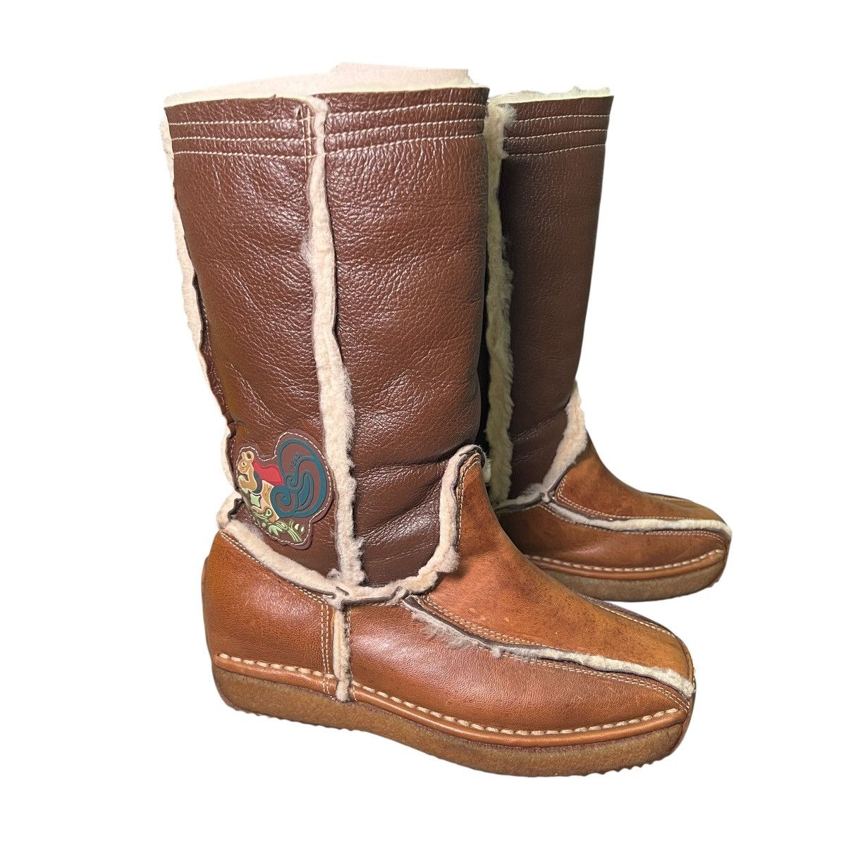 Fendi FENDI Winter 2006 "SNOOPY" Bore Long Boots Size US 4.5 / IT 34.5 - 1 Thumbnail