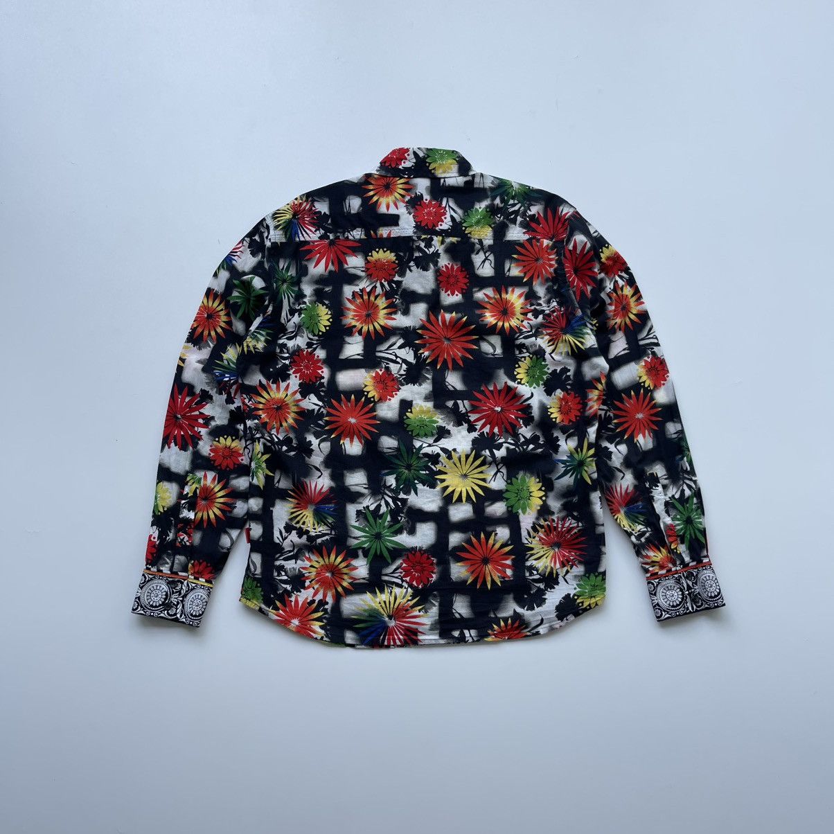 Versace Jeans Couture Versace Jeans Couture 90’s Flowers Printed Button Ups Shirt Size US XL / EU 56 / 4 - 3 Thumbnail