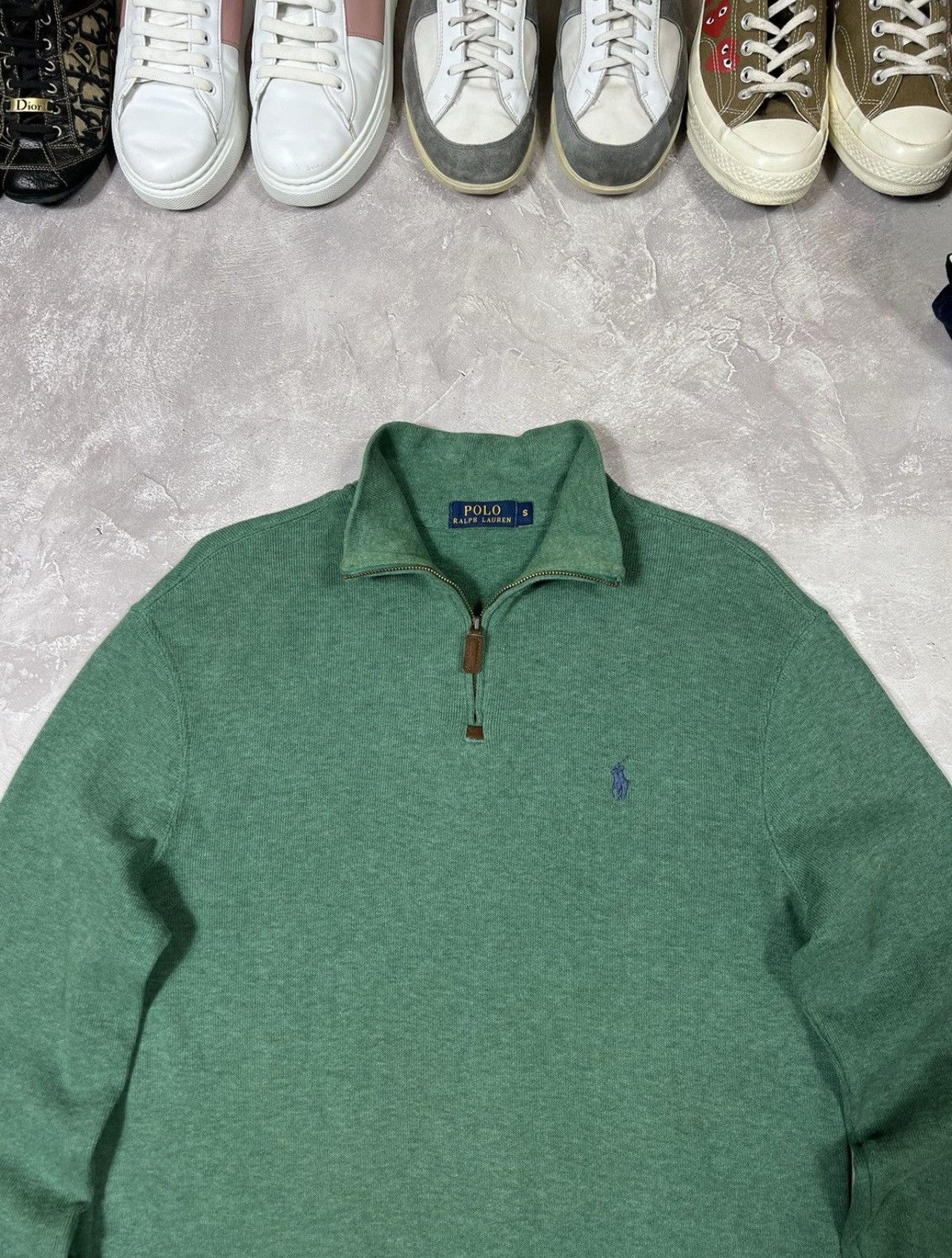 Vintage Vintage Polo Ralph Lauren 1/3 zip Pullover Size US S / EU 44-46 / 1 - 2 Thumbnail