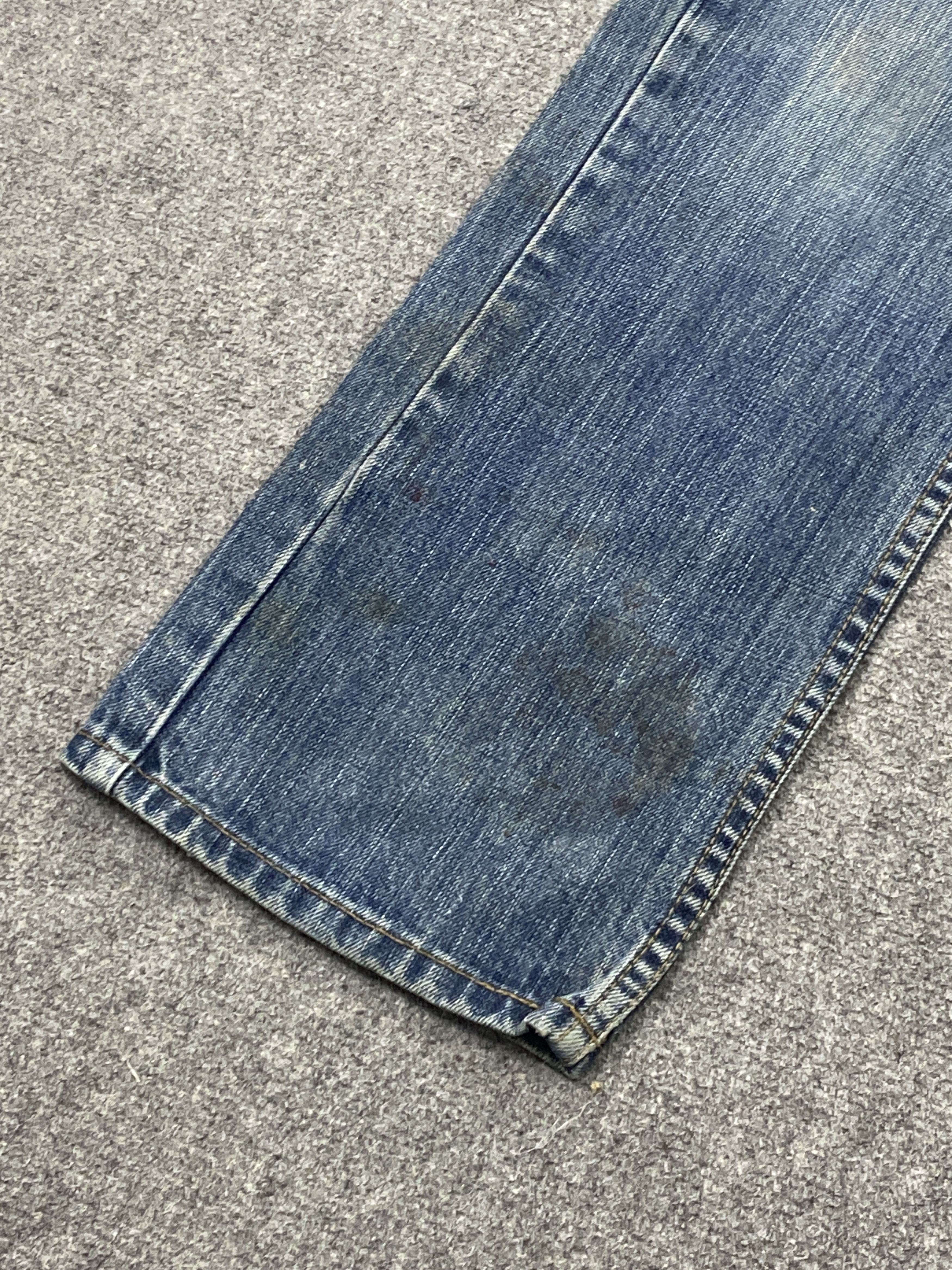 Levi's Vintage Levis 505 Regular Fit Blue Denim DP2332 Size US 28 / EU 44 - 12 Thumbnail