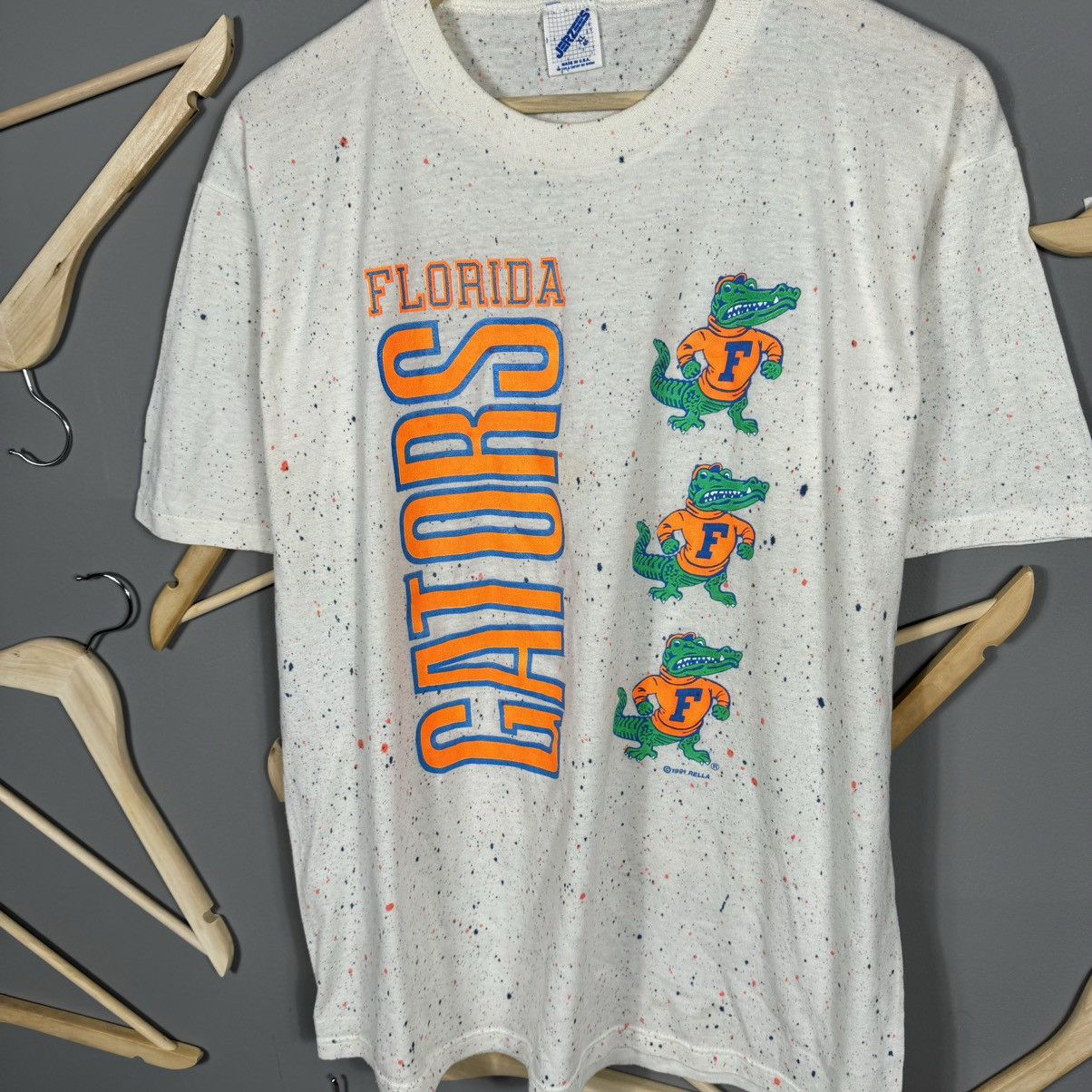 NCAA Vintage 1991 Florida Gators T-shirt Size US XL / EU 56 / 4 - 5 Thumbnail