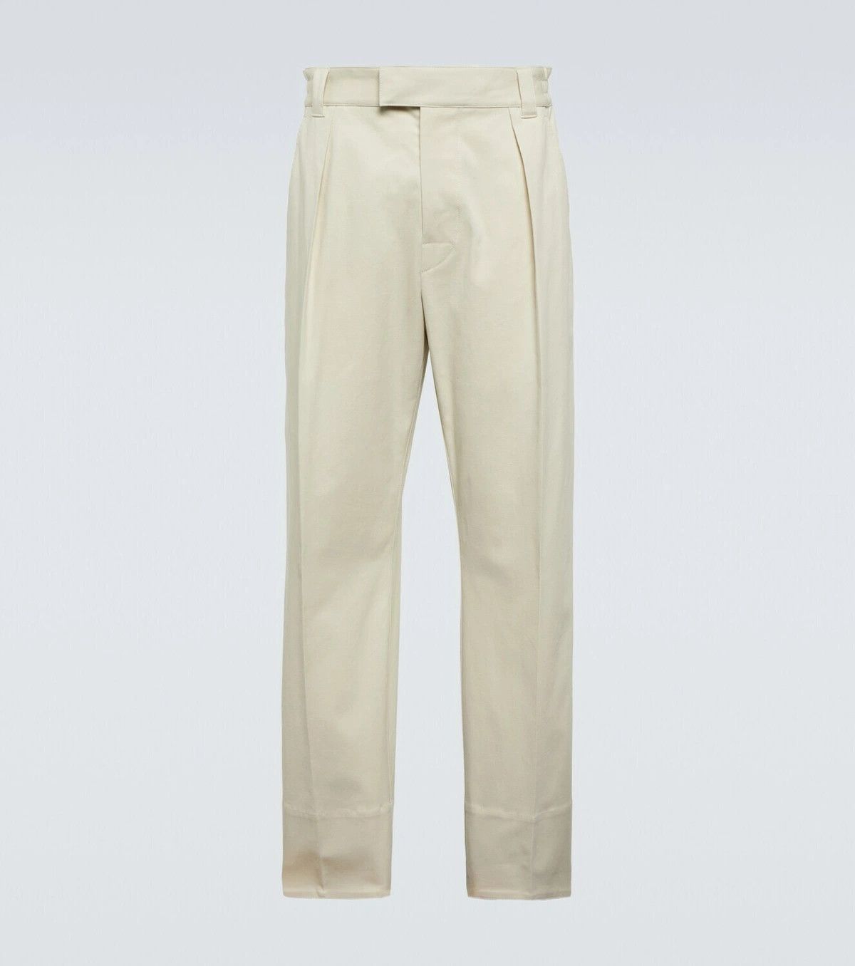 Loro Piana o1w1db10824 Reinga Cotton Pant in Off White Size US 38 / EU 54 - 1 Thumbnail