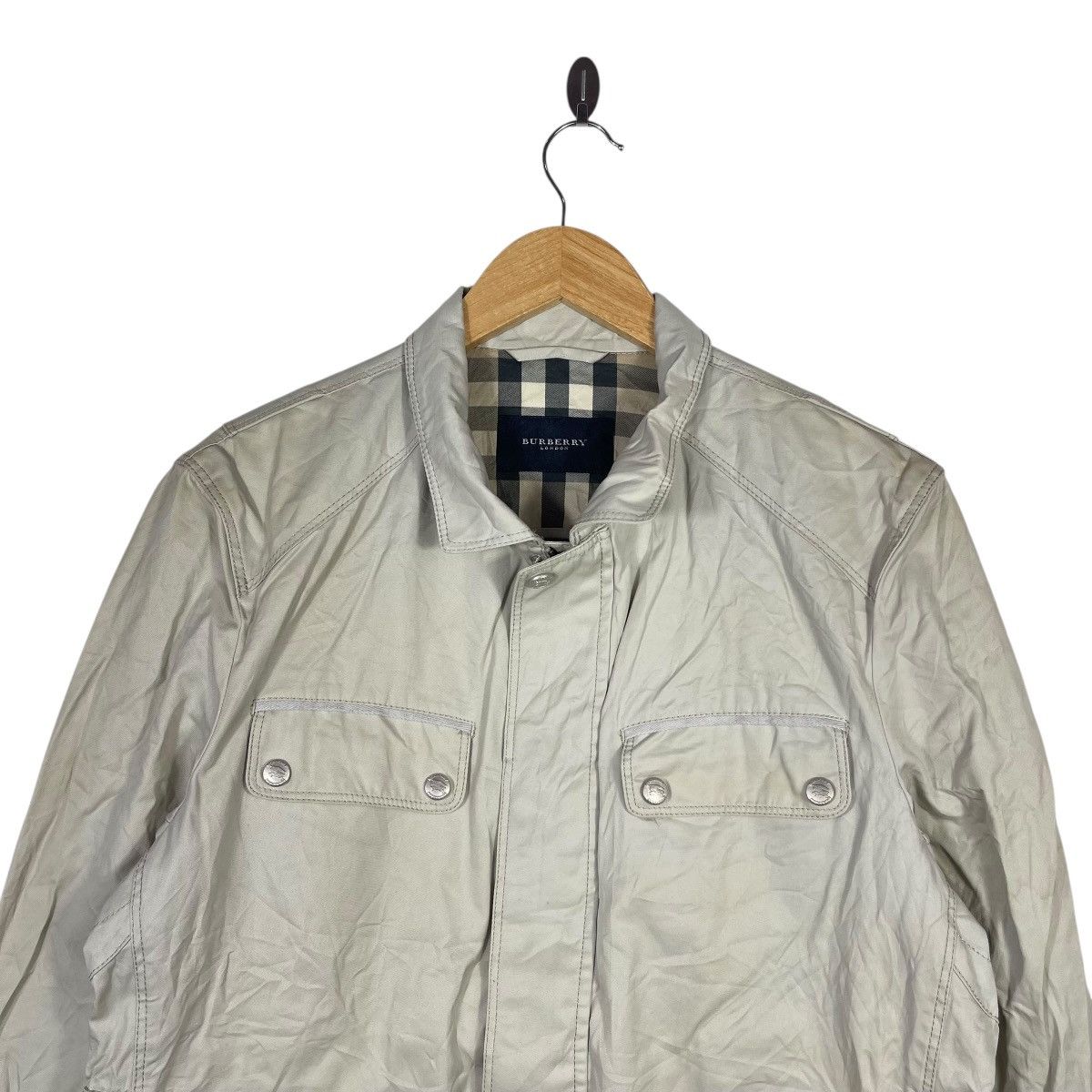 Burberry BURBERRY London Utility Field Jacket | Nova Check Lining Size US L / EU 52-54 / 3 - 2 Thumbnail