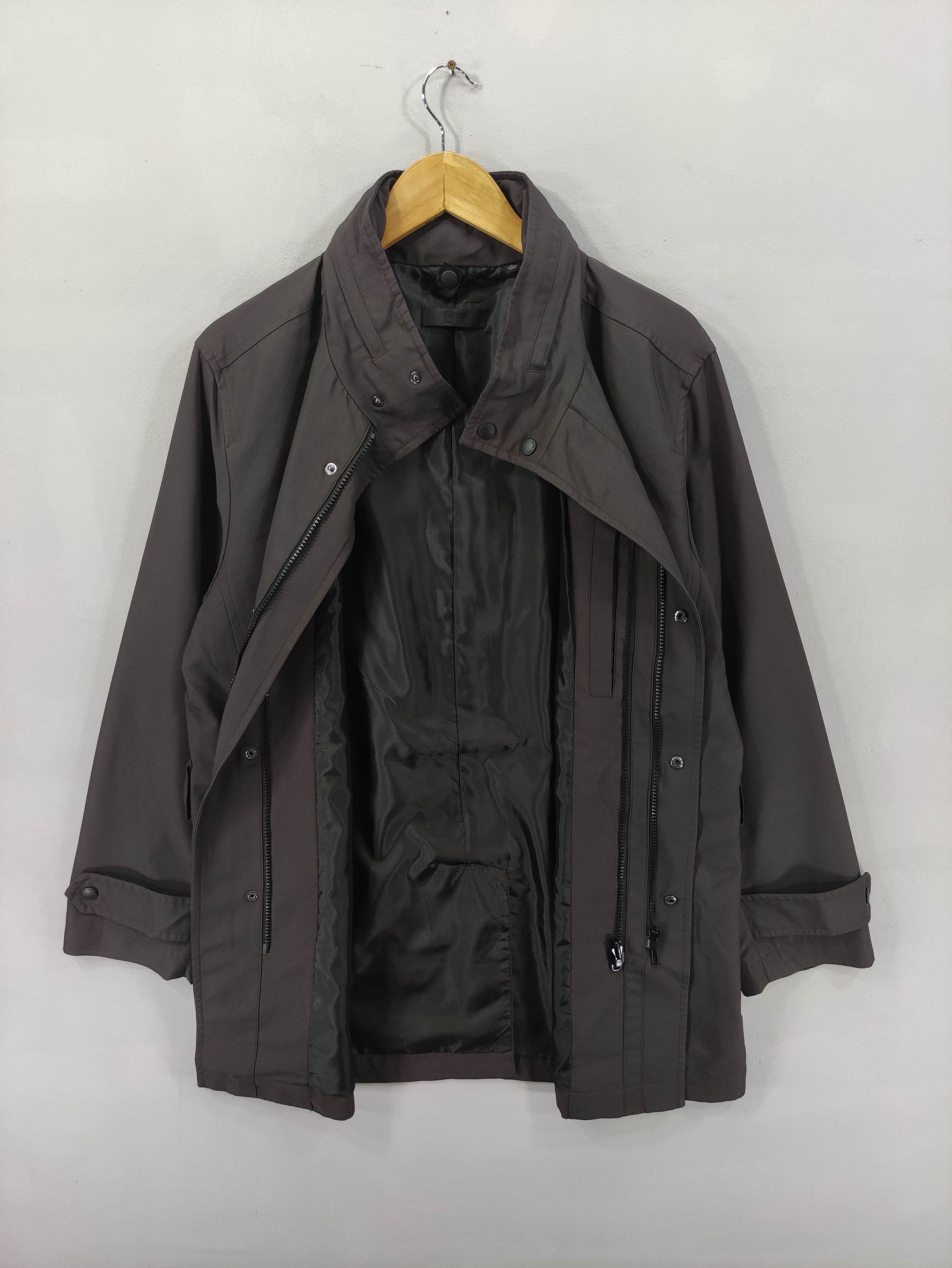 Uniqlo Long Coat Jacket Zipper