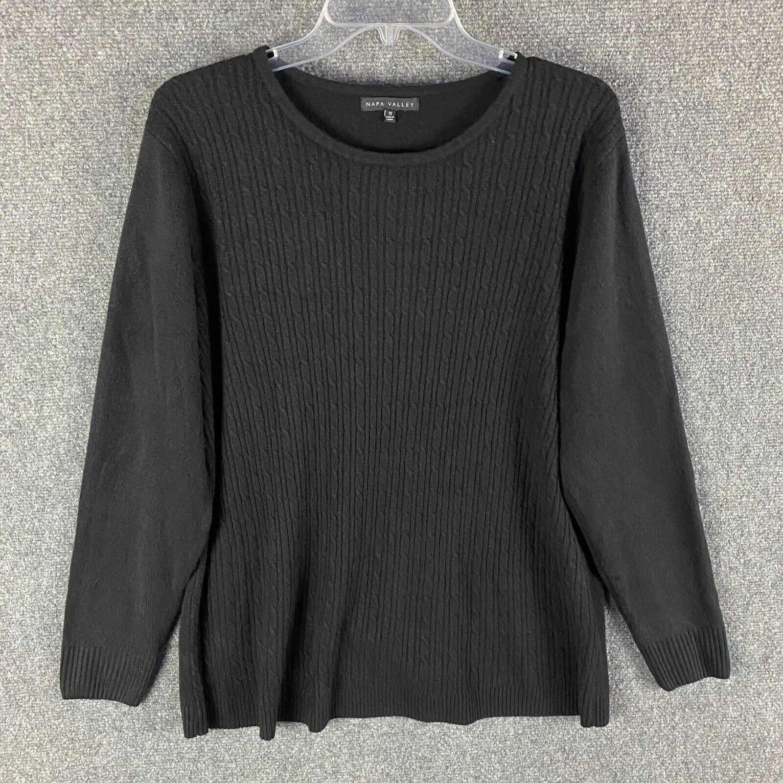 Other Napa Valley Sweater Women's 1X Plus Pullover Knit Acrylic Size ONE SIZE - 1 Thumbnail