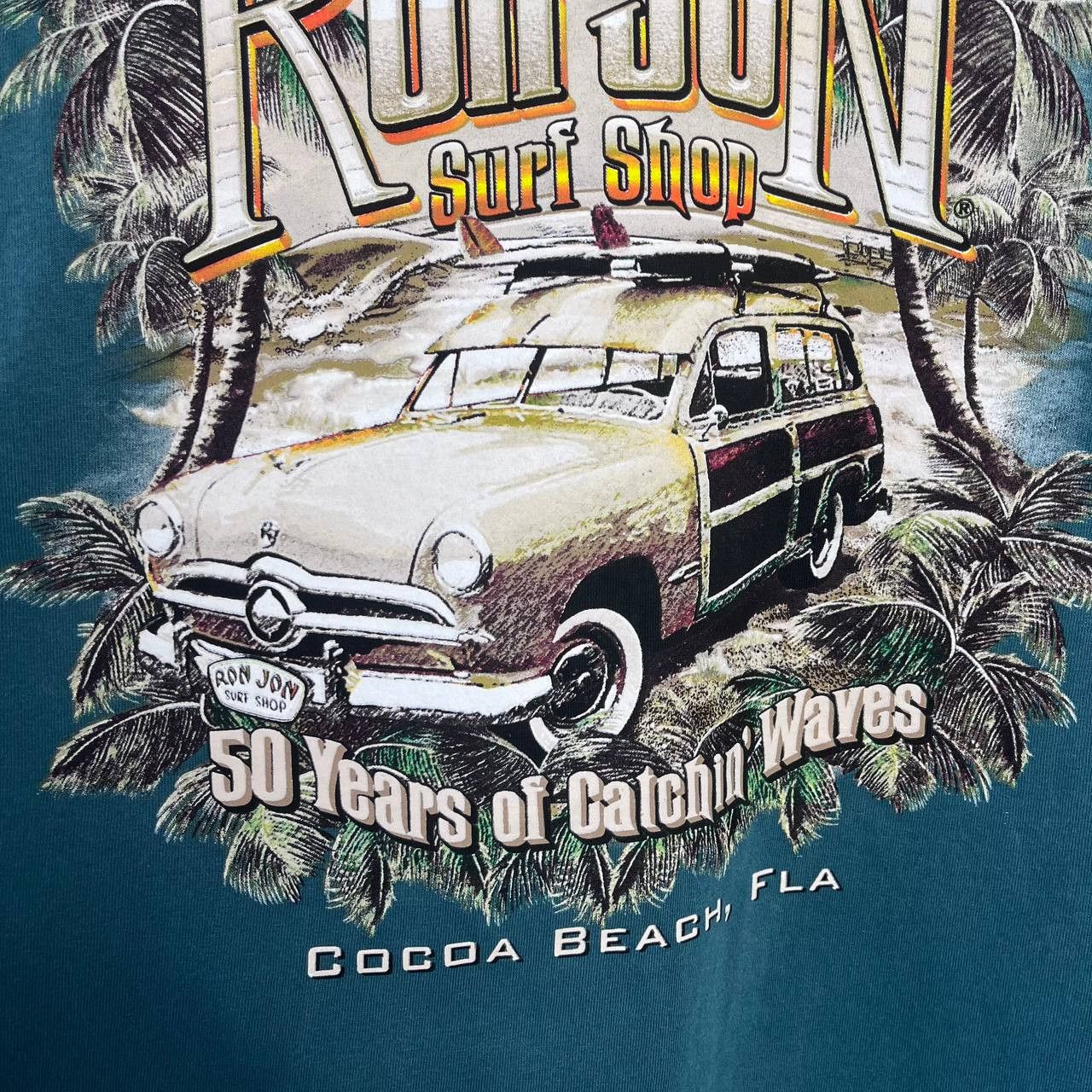 Ron Jon Surf Shop Vintage 90s Ron Jon Surf Shop Tshirt Size L Size US L / EU 52-54 / 3 - 4 Thumbnail