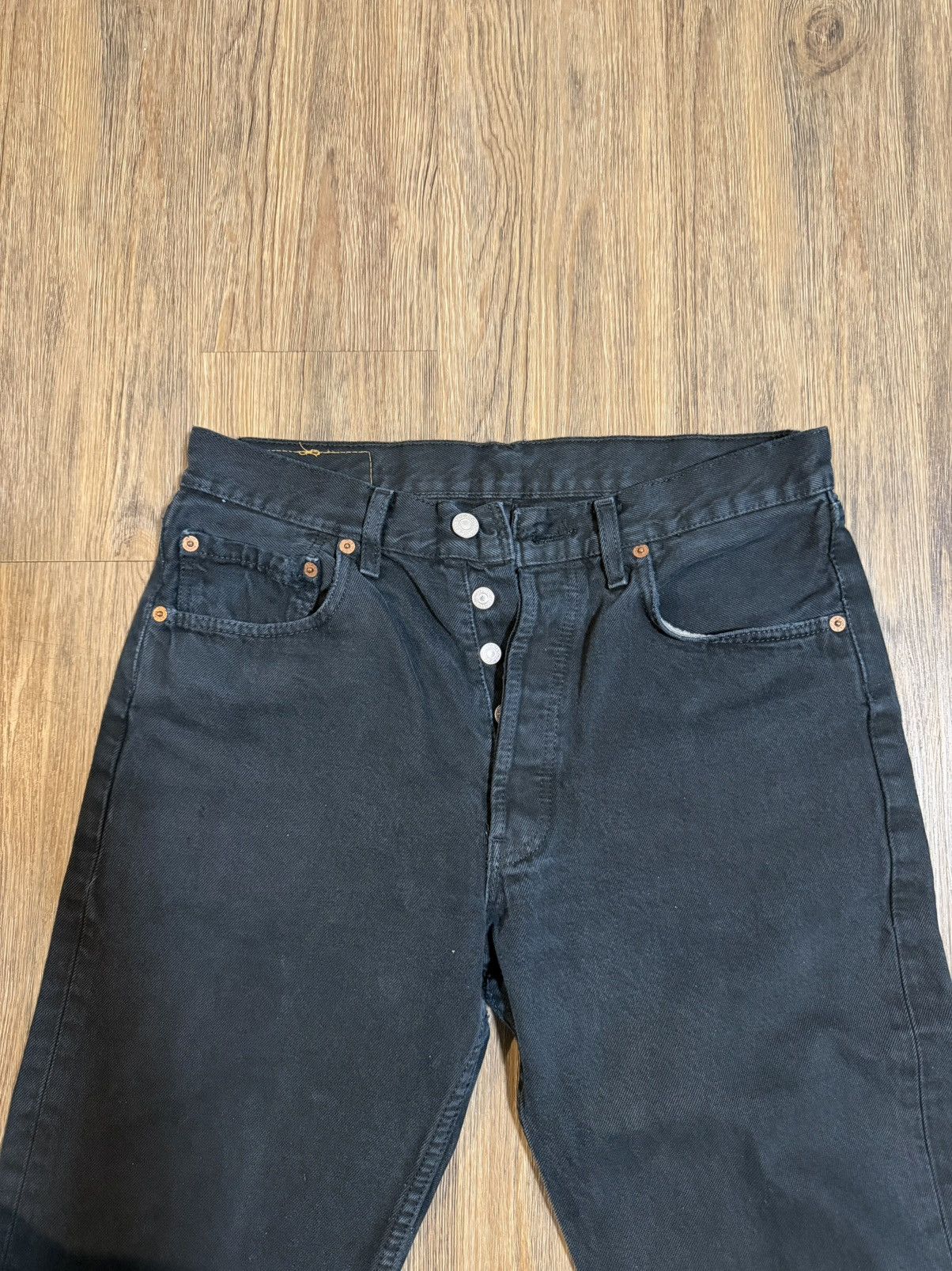Levi's Vintage Clothing Vintage black 501 Levis Size US 30 / EU 46 - 2 Thumbnail