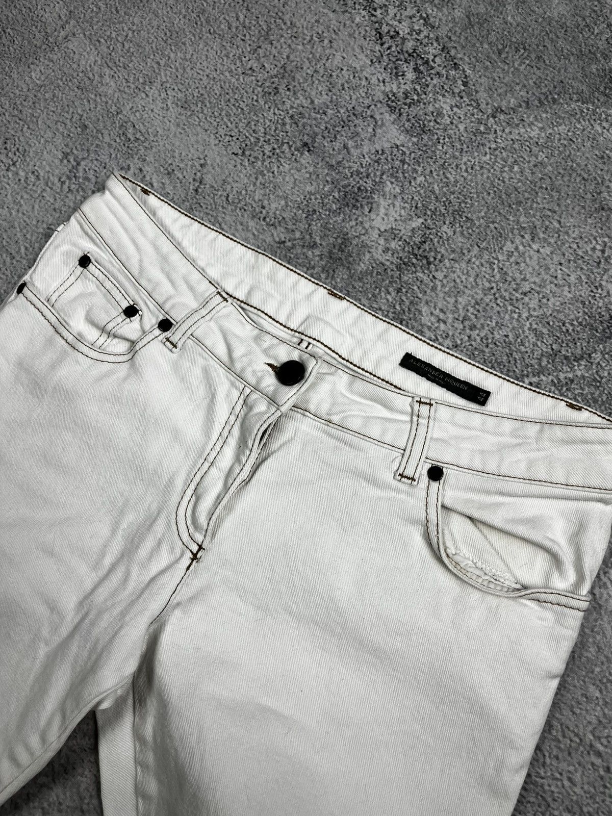 Alexander McQueen ALEXANDER MQUEEN big logo pants size 44 Size 30" / US 8 / IT 44 - 7 Thumbnail