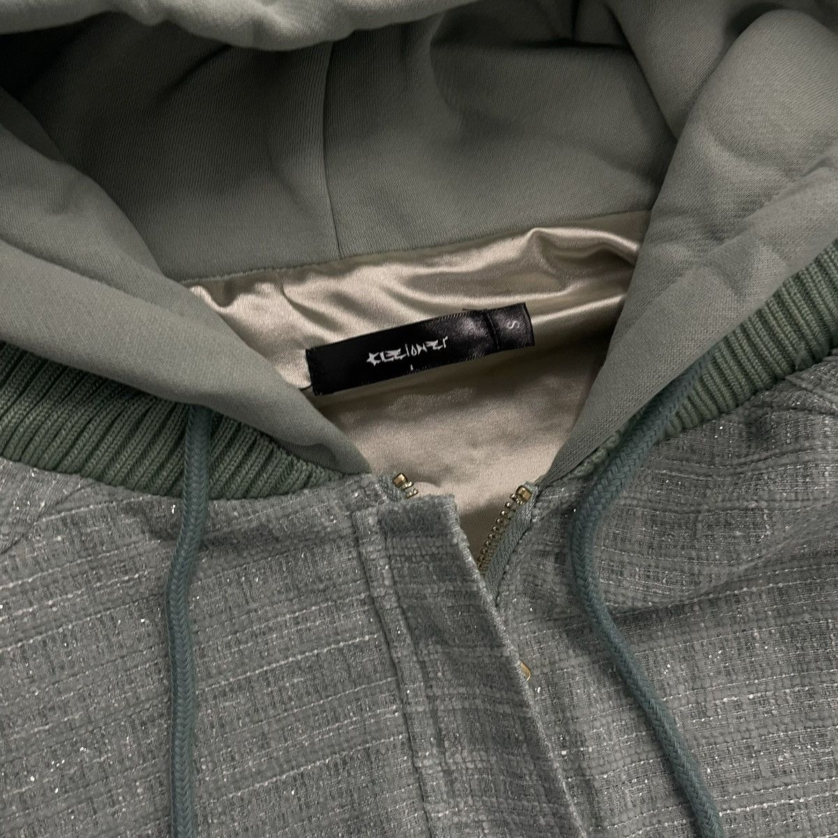 Cleioner Seafoam oversized Tweed bomber Special Size US S / EU 44-46 / 1 - 4 Thumbnail