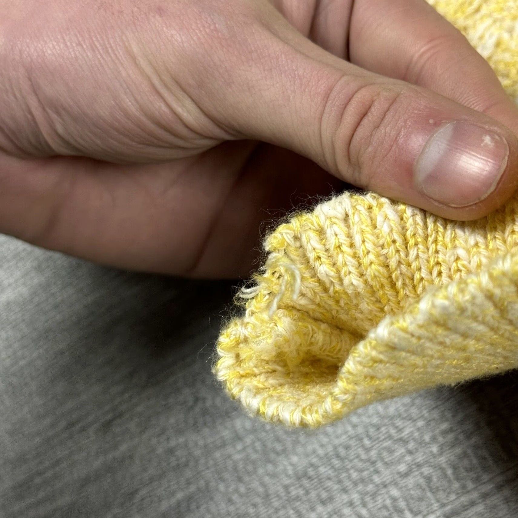 Vintage VINTAGE 90s GIORGIO JAVI Italian Made Cotton Wool Pullover Sweater XL Unisex Classic Crewneck Geometric Yellow Size XL / US 12-14 / IT 48-50 - 4 Thumbnail
