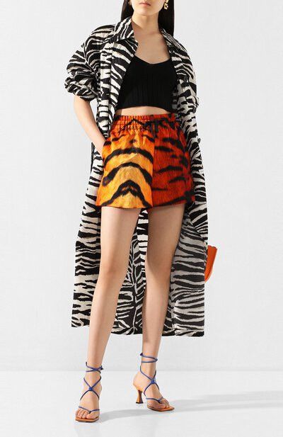 Dries Van Noten Dries Van Noten Tiger Pattern Women’s Shorts, Size 34 Size 34" / US 12 / IT 48 - 1 Thumbnail