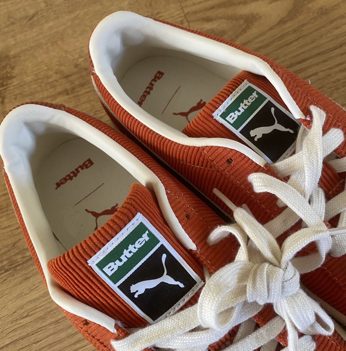 Butter Goods × Puma Puma Basket x Butter Goods Corduroy Orange x Streetwear Size US 9 / EU 42 - 8 Thumbnail