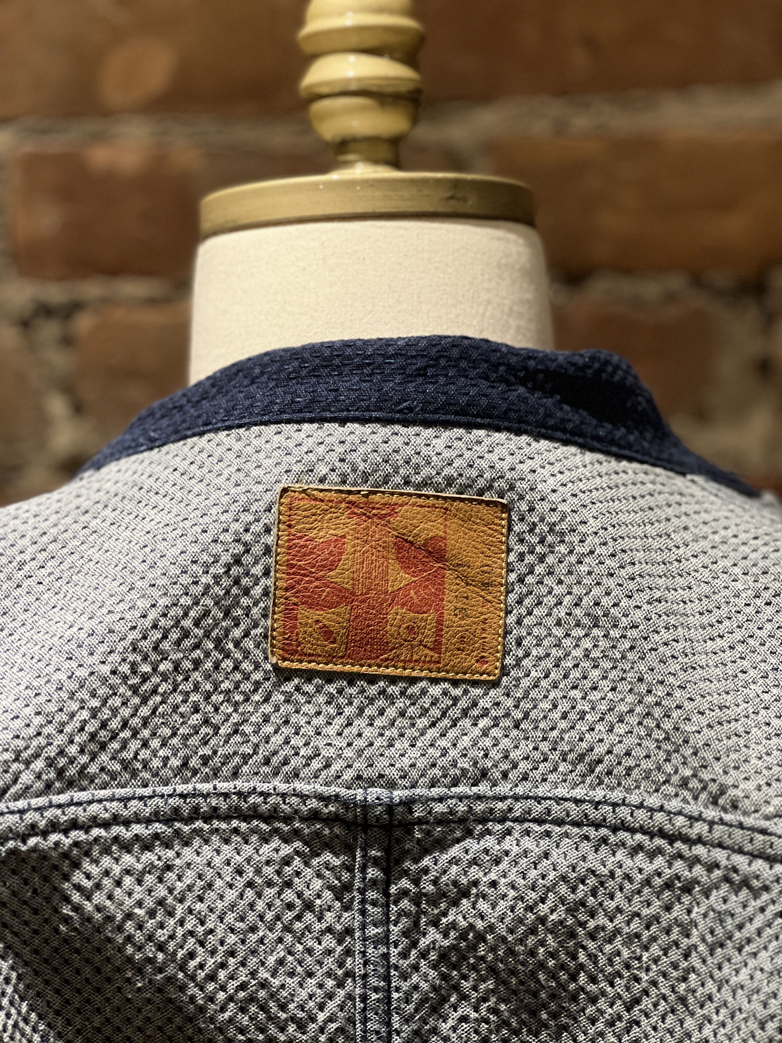 Other Omoto Denim 3121 15oz Ori-Sashi Sashiko Type 1 Jacket Size US M / EU 48-50 / 2 - 7 Thumbnail