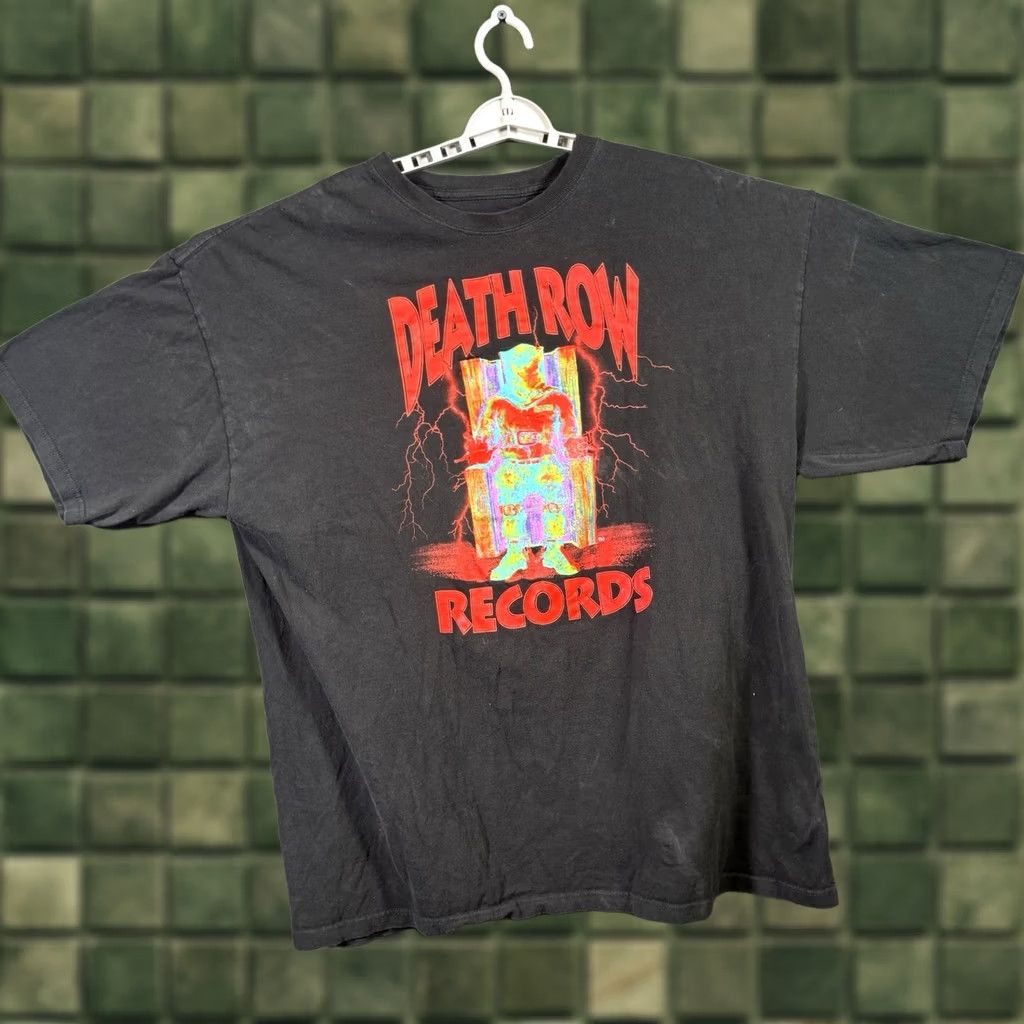 Ripple Junction Ripple Junction Death Row Records 2021 Men's Graphic T-Shirt Black Red Sz 2XL Size US XXL / EU 58 / 5 - 1 Thumbnail