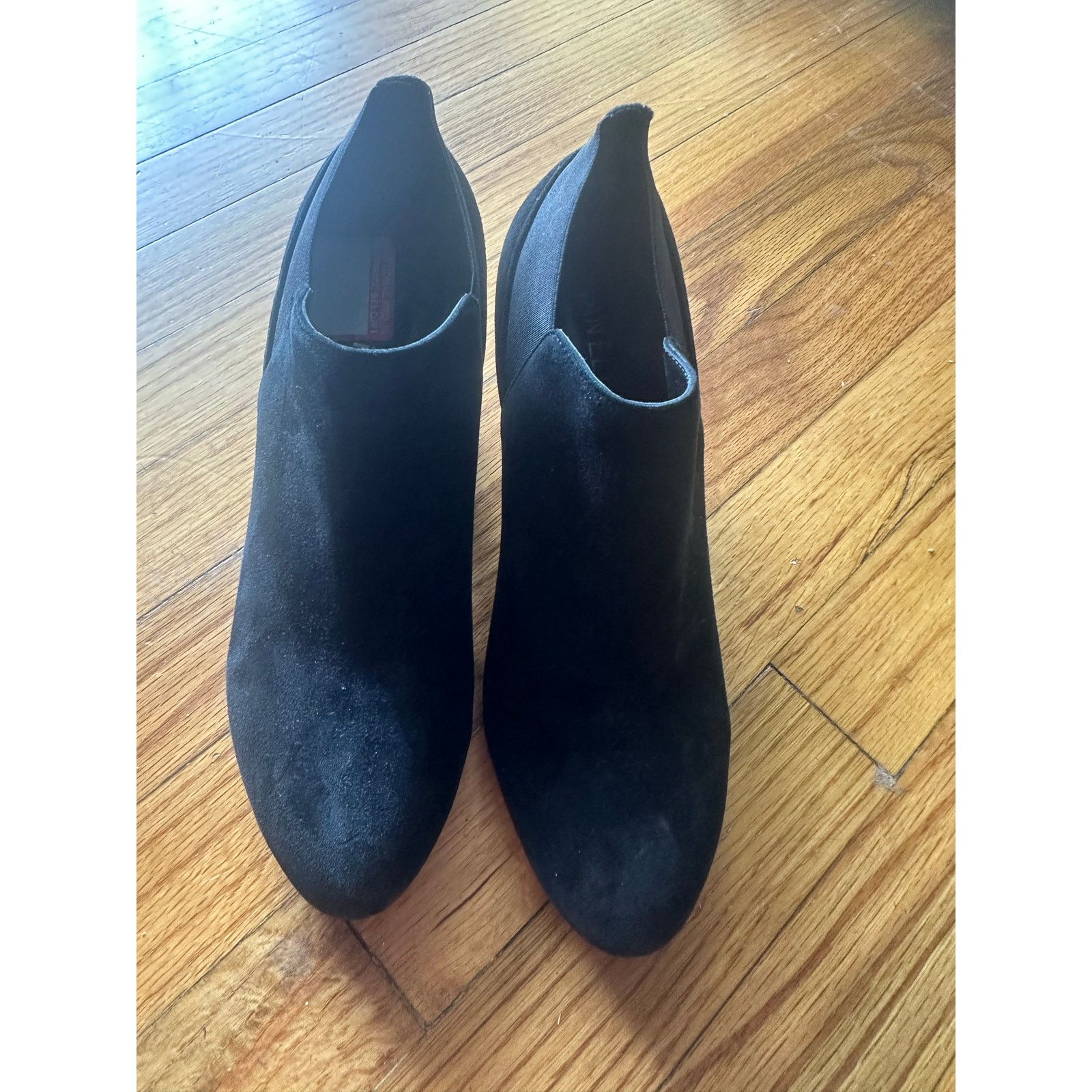 VANELI VANELI Suede Slip-On Ankle Booties Chic, Women’s Size 9M Size US 9 / IT 39 - 2 Thumbnail