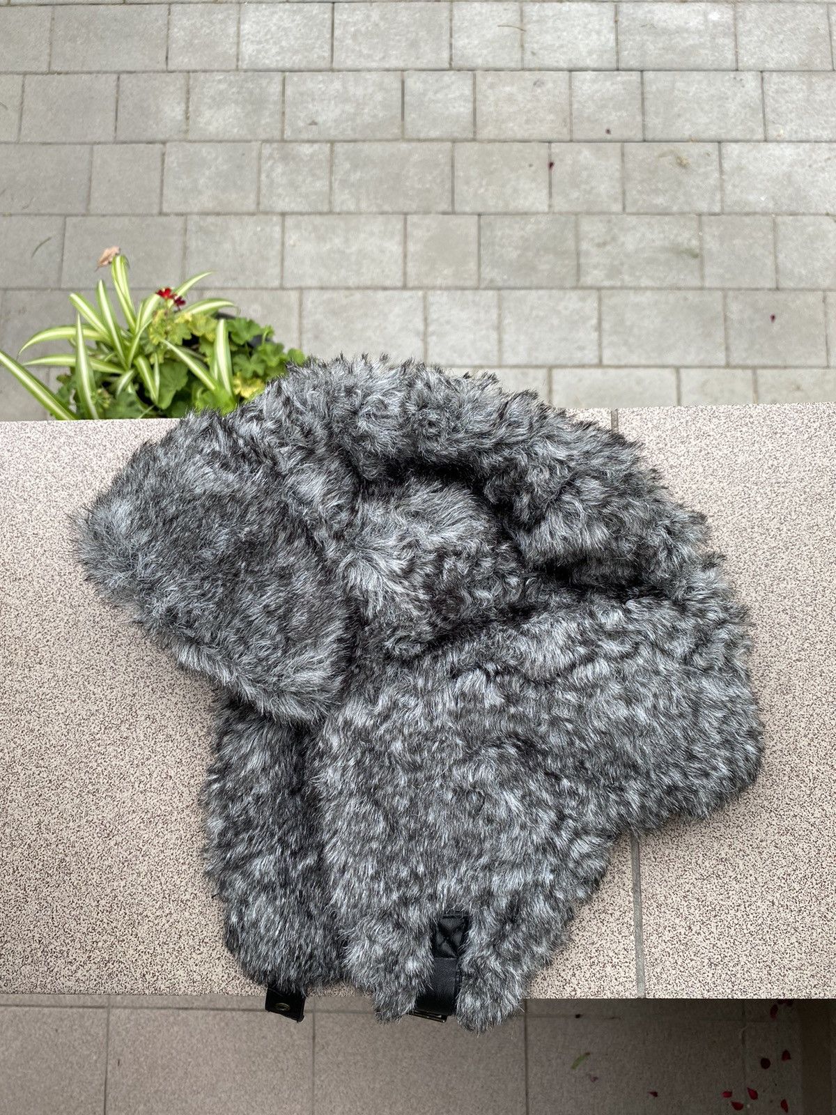Hysteric Glamour × Vintage Crazy Y2k Mohair Fuzzy Hat Ushanka Punk Winter Size ONE SIZE - 2 Thumbnail